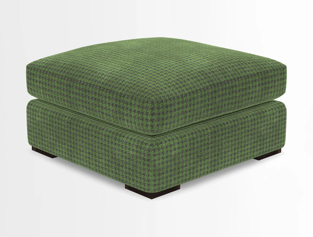 Stockbridge Combi Footstool in Two Tone Plain Biscuit