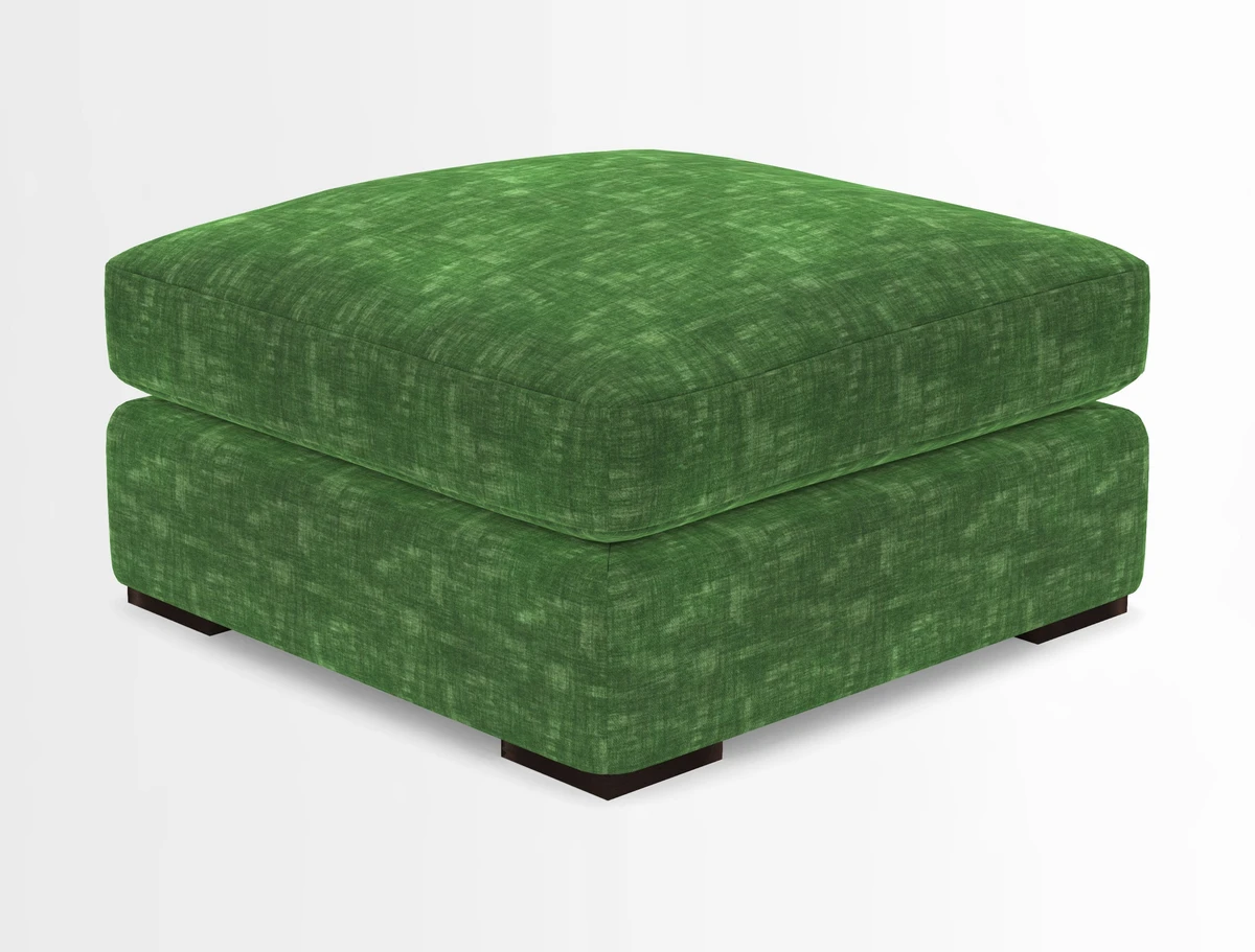 Stockbridge Combi Footstool in Two Tone Plain Biscuit