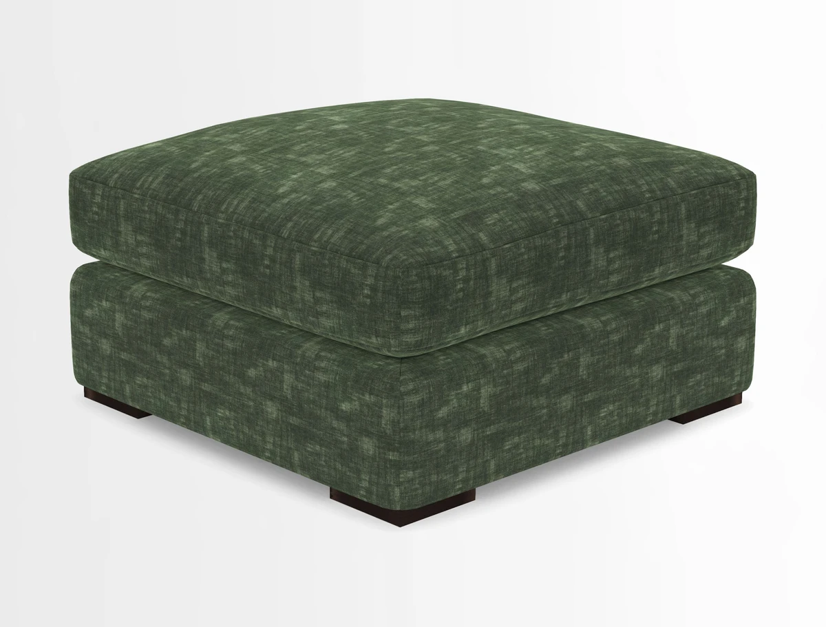 Stockbridge Combi Footstool in Two Tone Plain Biscuit