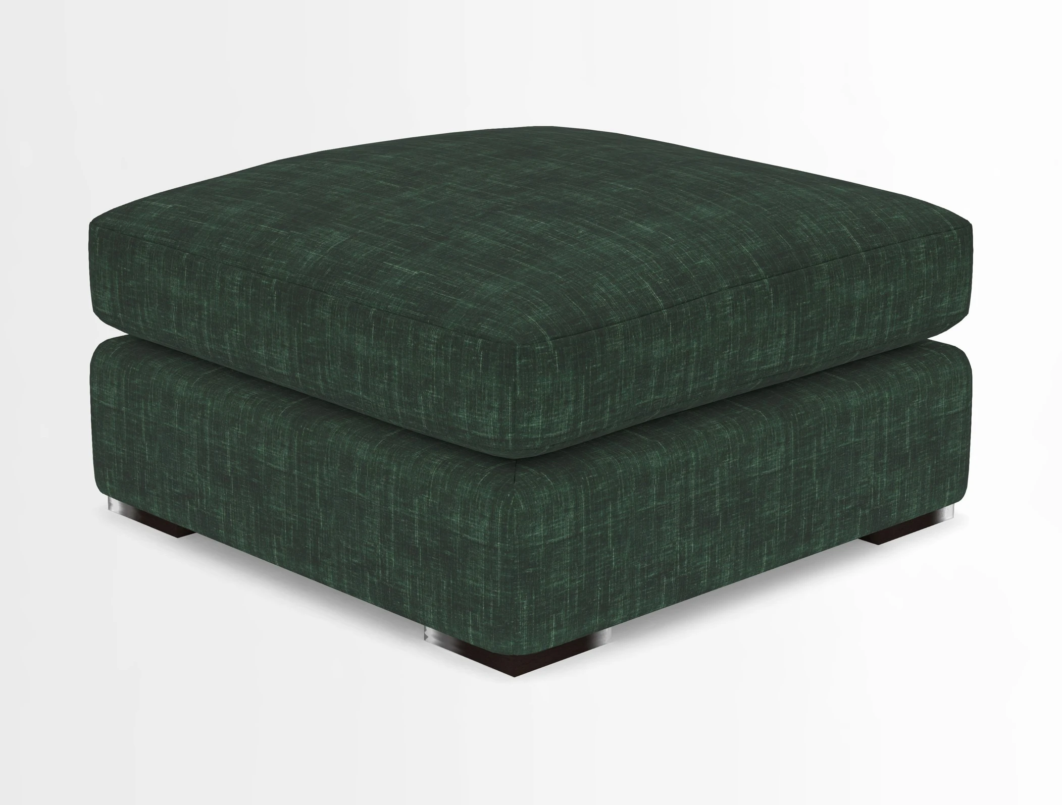 Stockbridge Combi Footstool in Two Tone Plain Biscuit