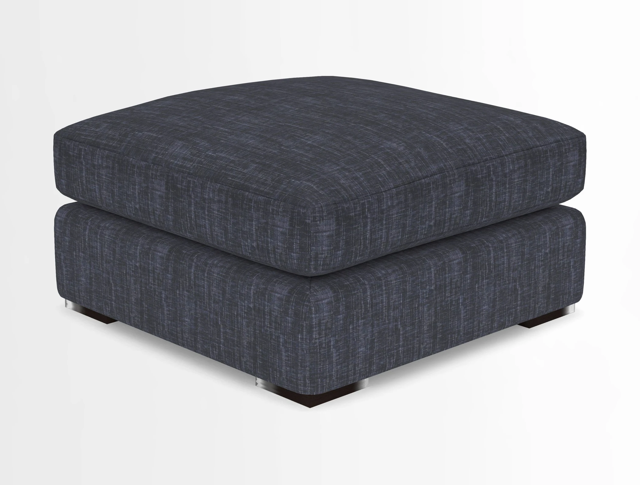 Stockbridge Combi Footstool in Two Tone Plain Biscuit