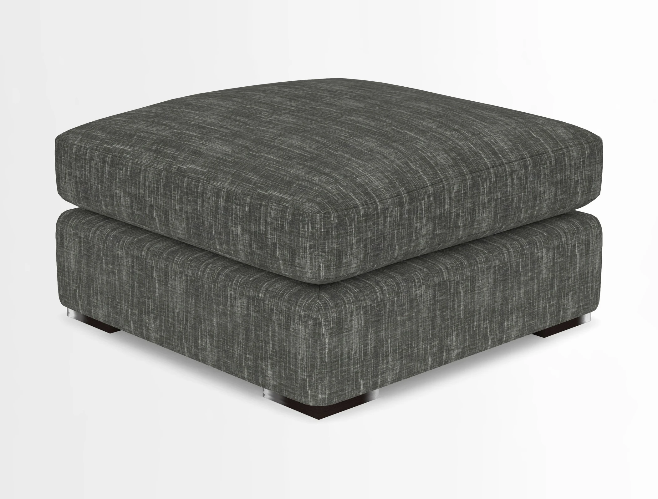 Stockbridge Combi Footstool in Two Tone Plain Biscuit