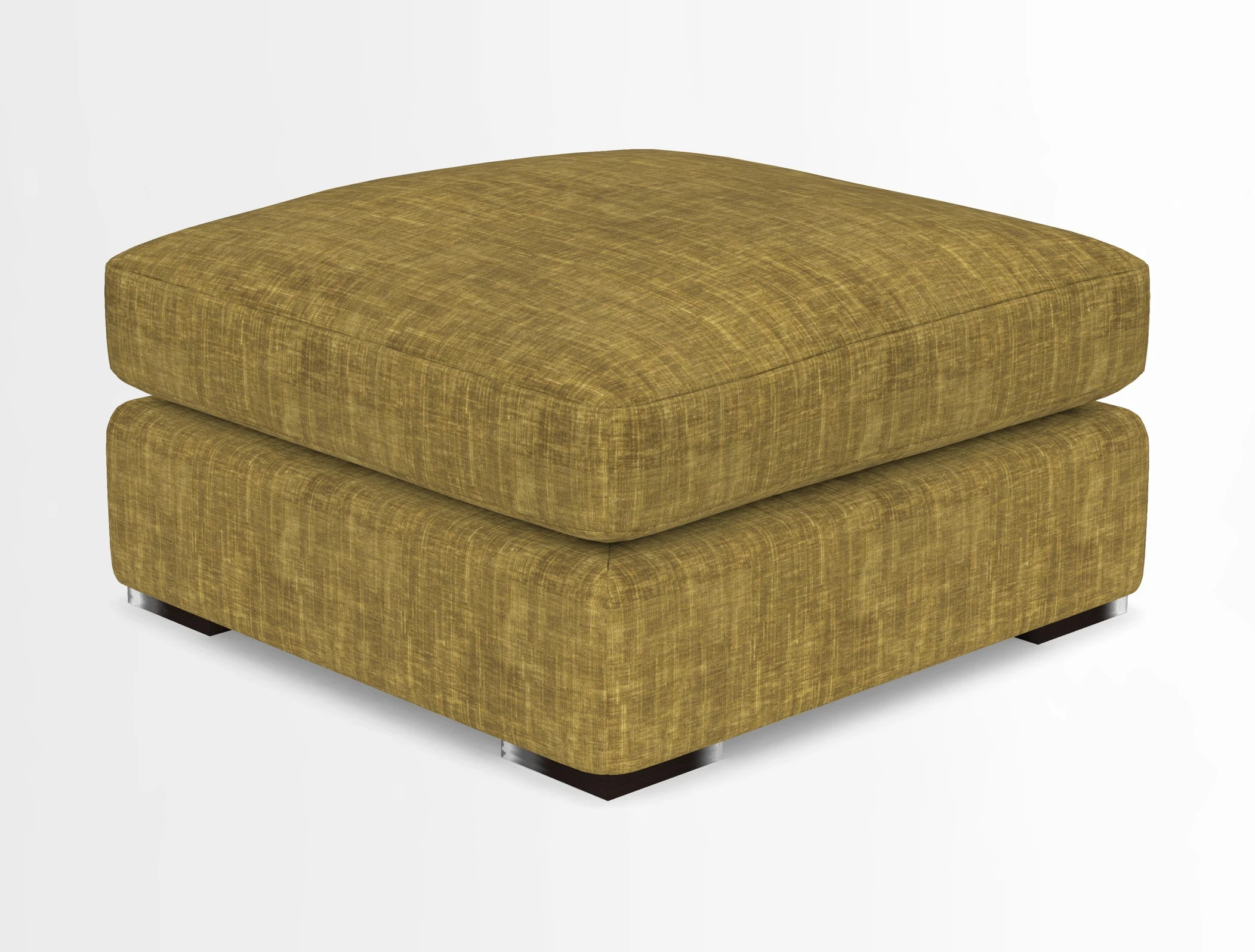 Stockbridge Combi Footstool in Two Tone Plain Biscuit