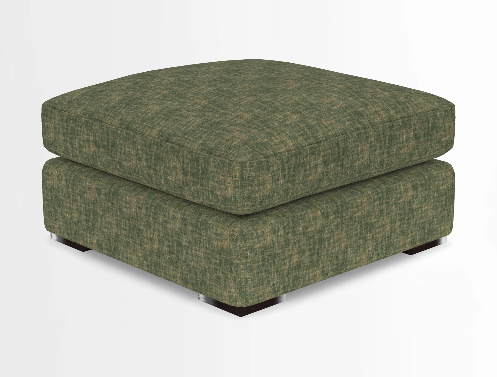 Stockbridge Combi Footstool in Two Tone Plain Biscuit