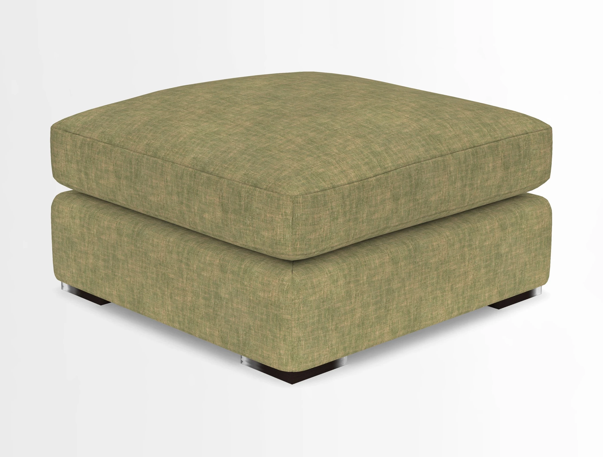 Stockbridge Combi Footstool in Two Tone Plain Biscuit