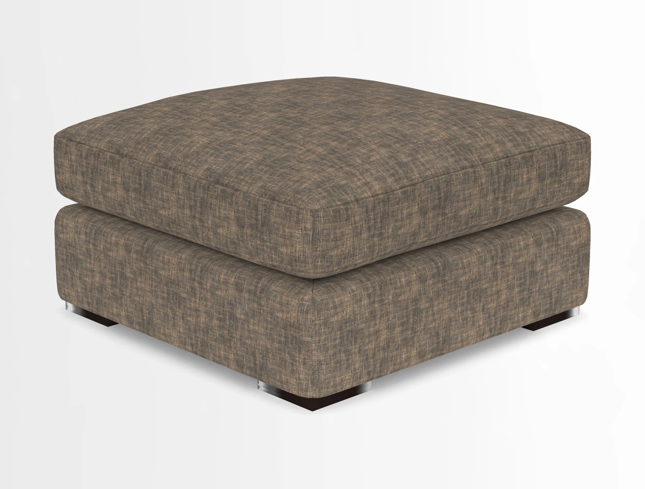 Stockbridge Combi Footstool in Two Tone Plain Biscuit
