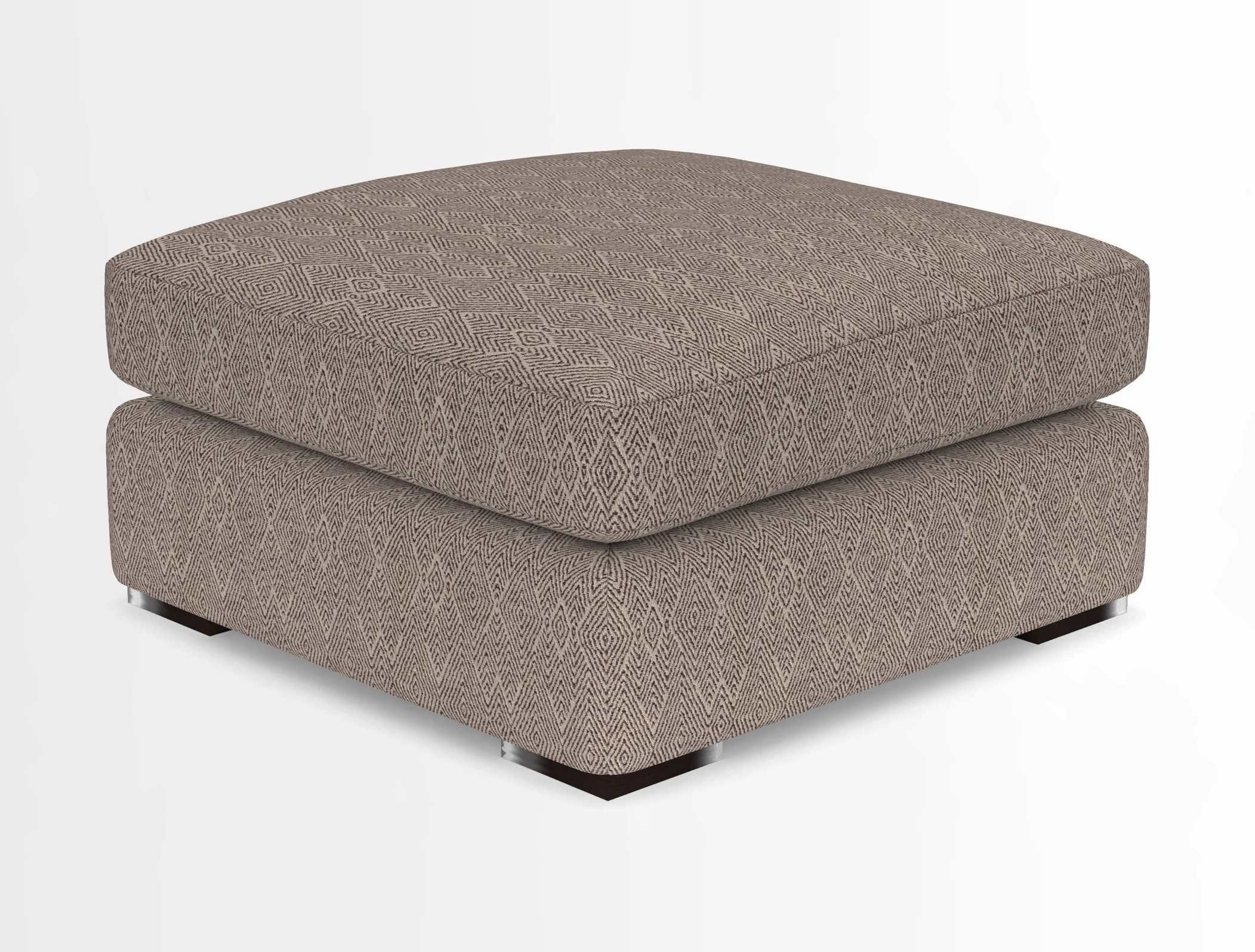 Stockbridge Combi Footstool in Two Tone Plain Biscuit