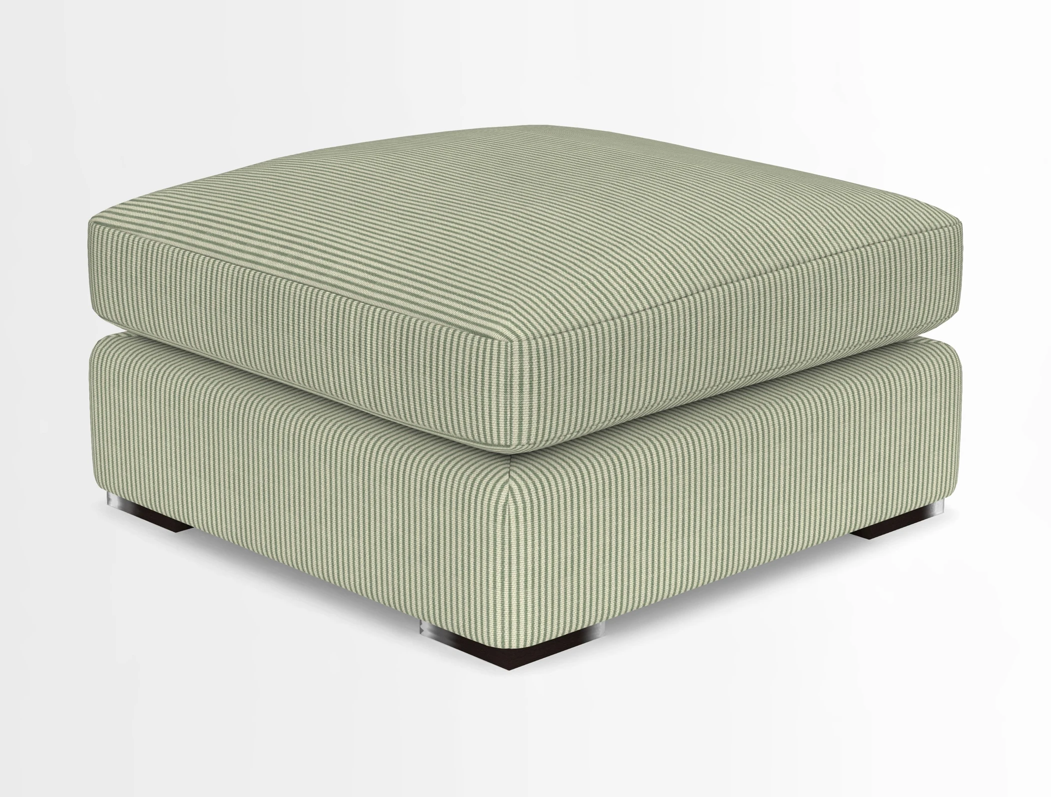 Stockbridge Combi Footstool in Two Tone Plain Biscuit