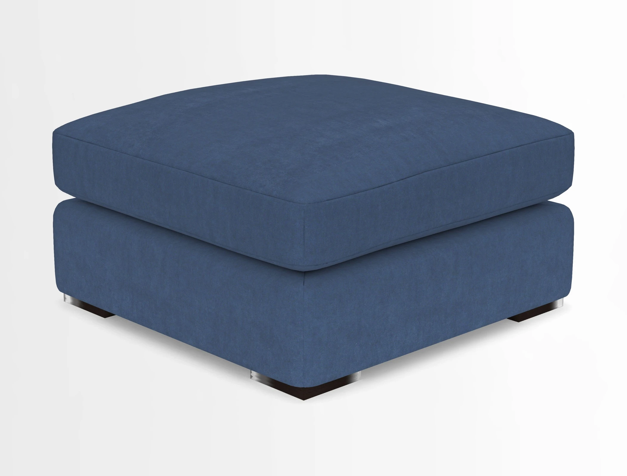 Stockbridge Combi Footstool in Two Tone Plain Biscuit