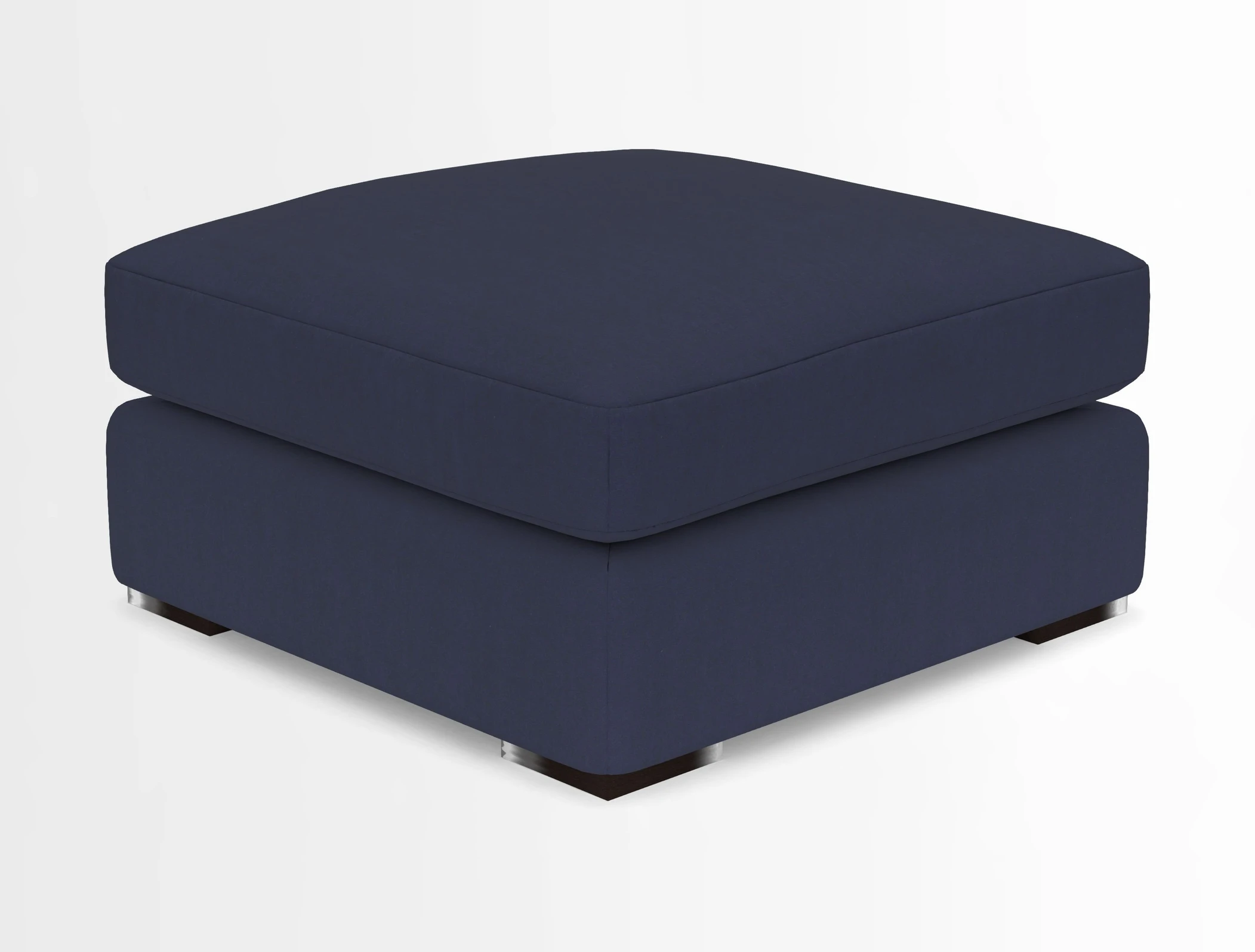 Stockbridge Combi Footstool in Two Tone Plain Biscuit