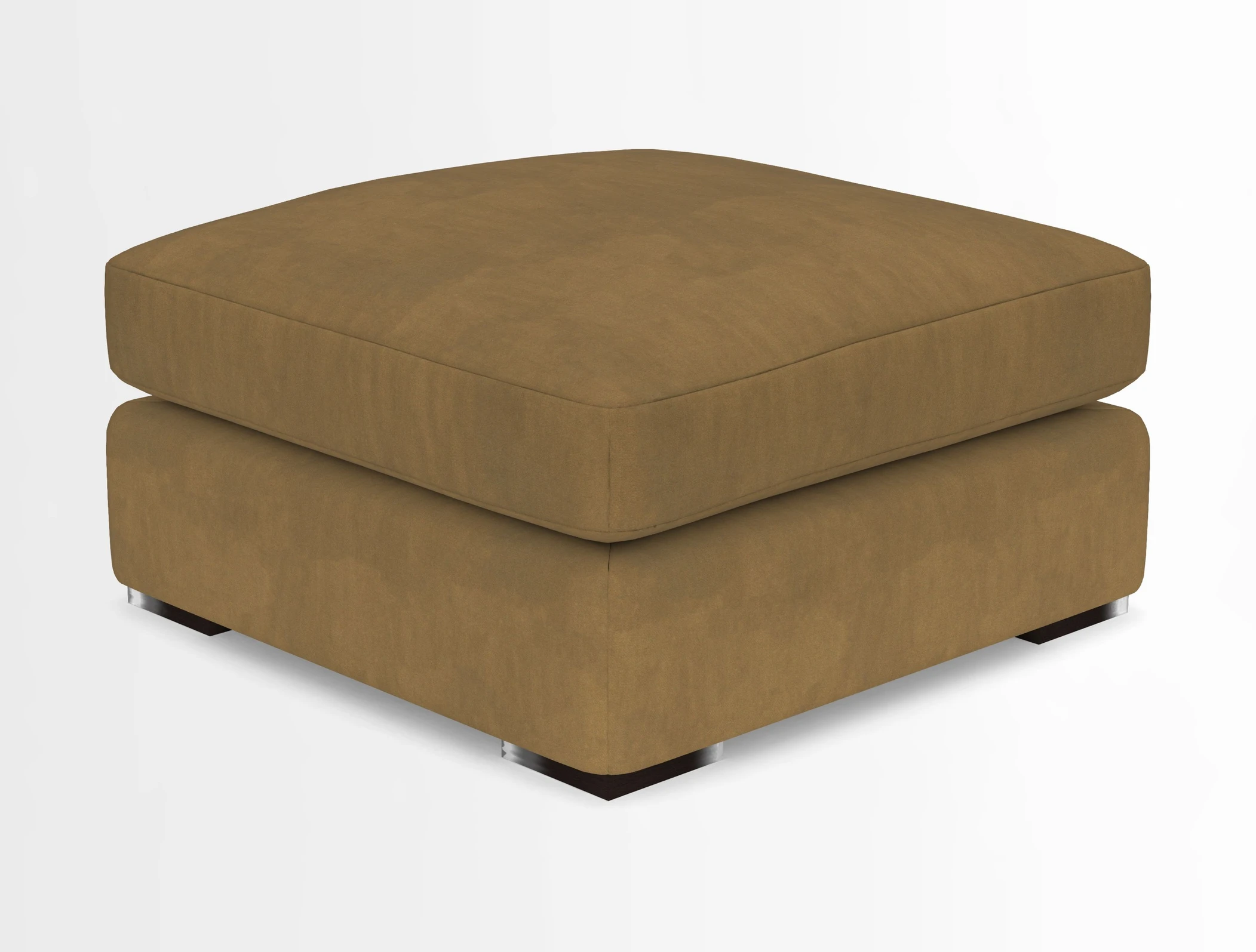 Stockbridge Combi Footstool in Two Tone Plain Biscuit