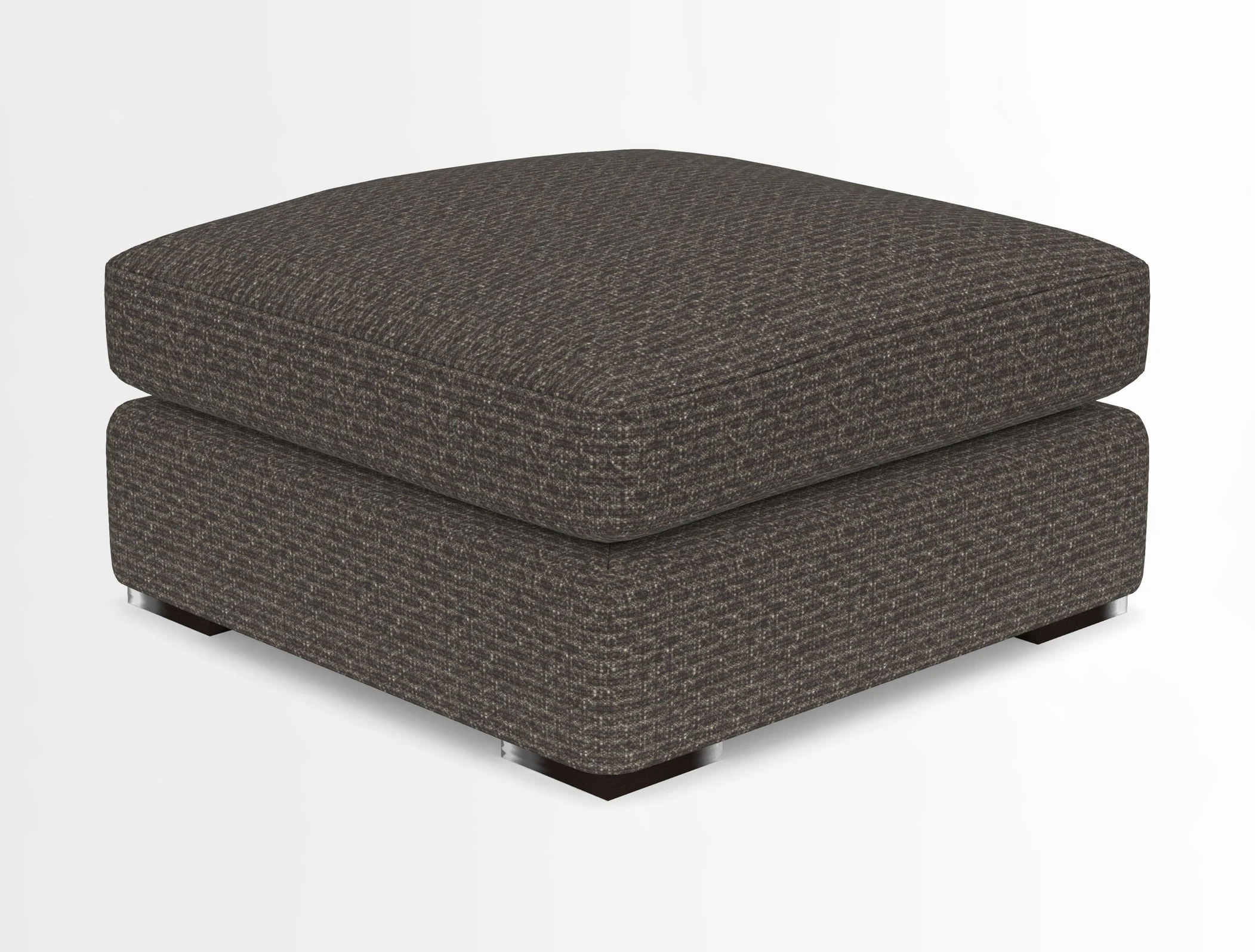 Stockbridge Combi Footstool in Two Tone Plain Biscuit