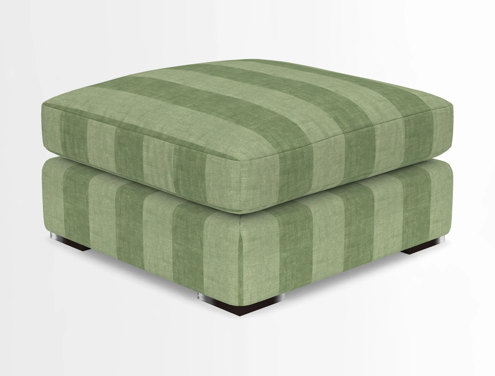 Stockbridge Combi Footstool in Two Tone Plain Biscuit