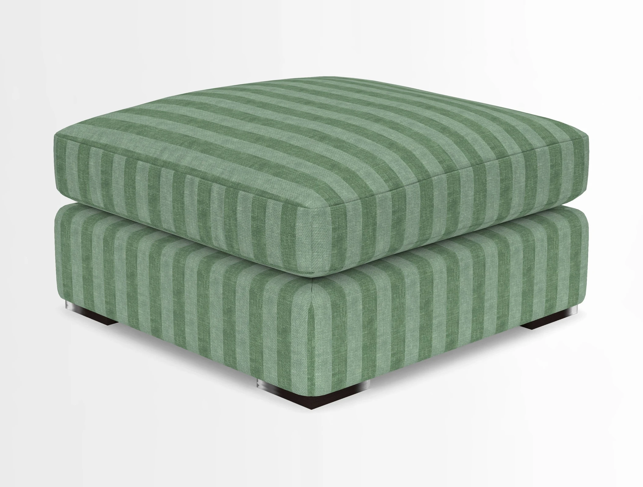 Stockbridge Combi Footstool in Two Tone Plain Biscuit