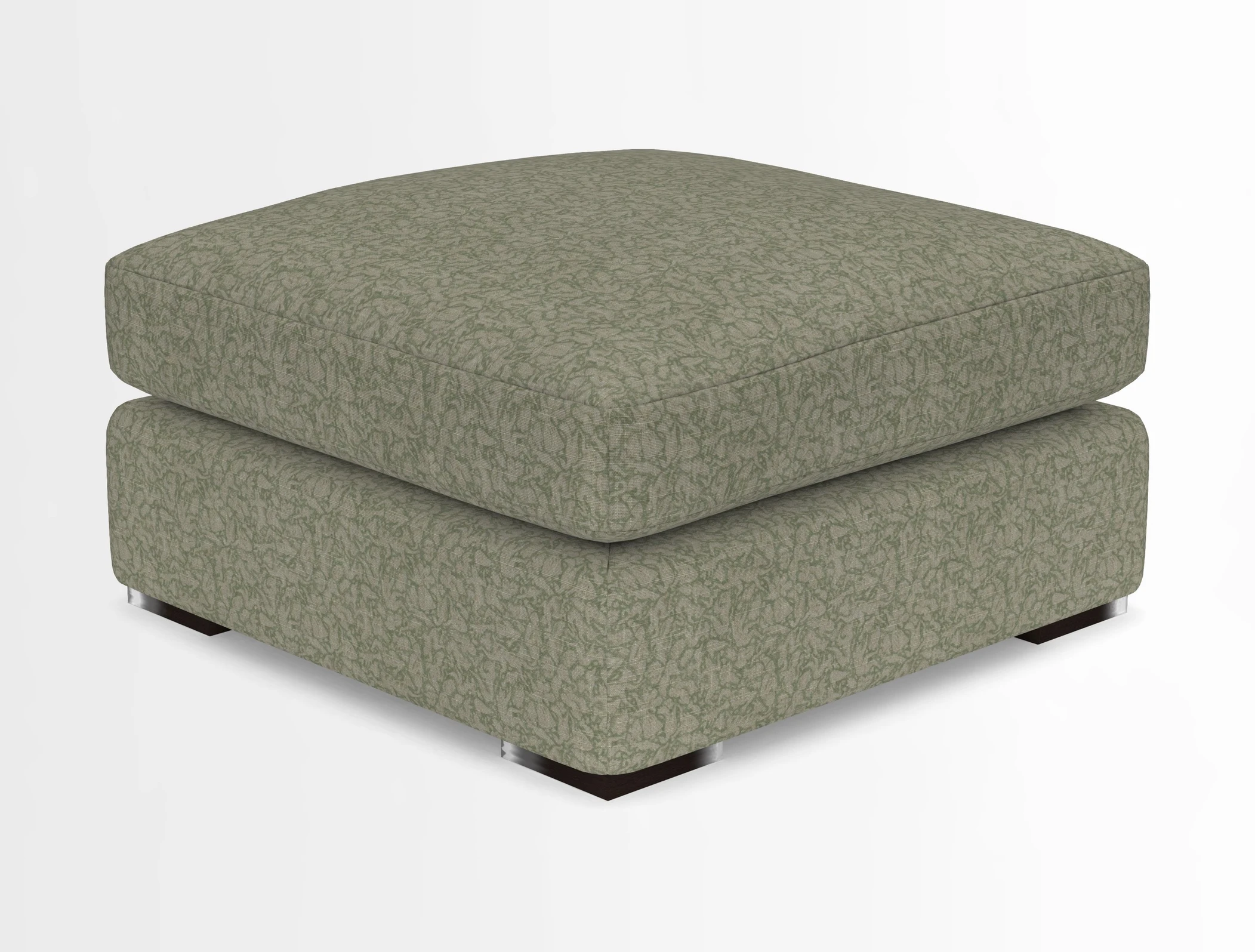 Stockbridge Combi Footstool in Two Tone Plain Biscuit