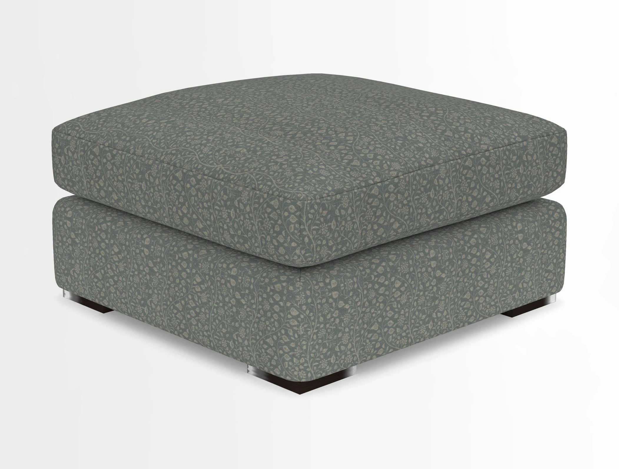 Stockbridge Combi Footstool in Two Tone Plain Biscuit
