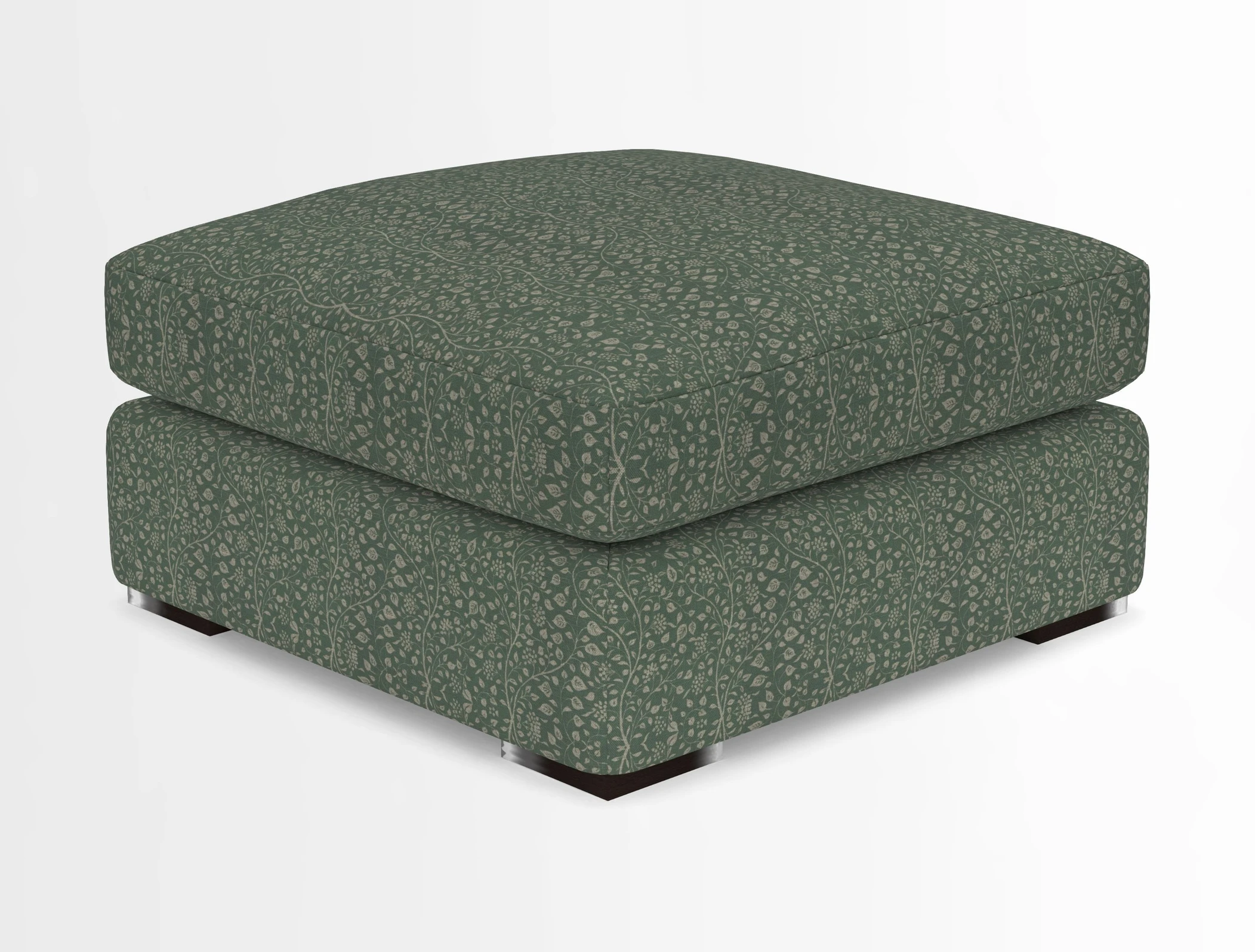 Stockbridge Combi Footstool in Two Tone Plain Biscuit