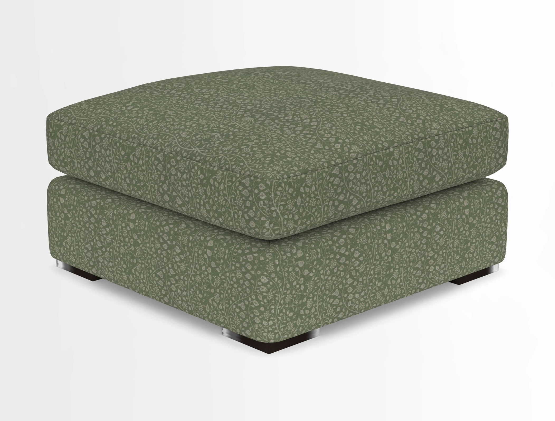 Stockbridge Combi Footstool in Two Tone Plain Biscuit