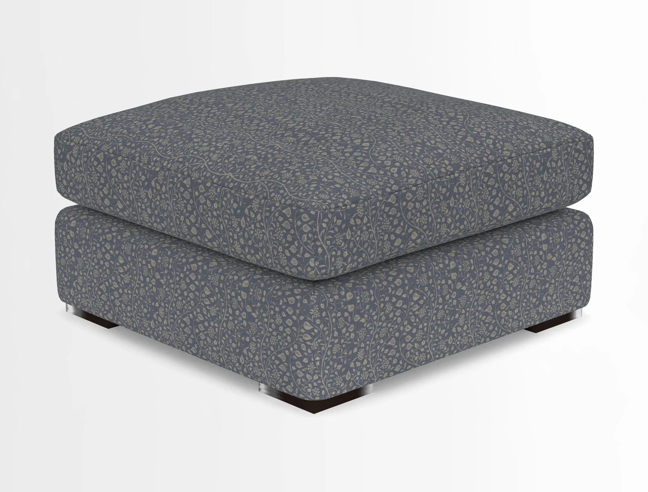 Stockbridge Combi Footstool in Two Tone Plain Biscuit