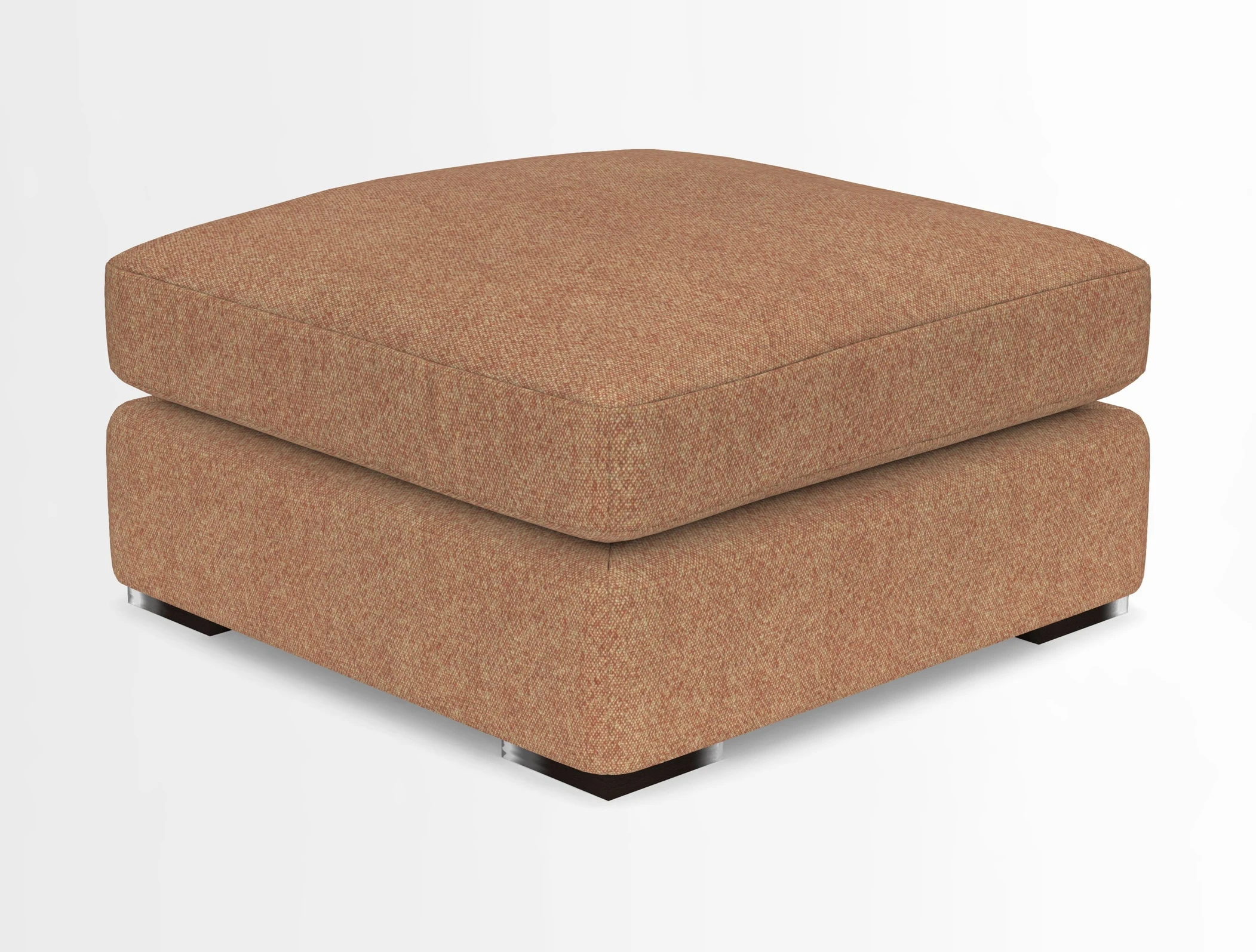 Stockbridge Combi Footstool in Two Tone Plain Biscuit