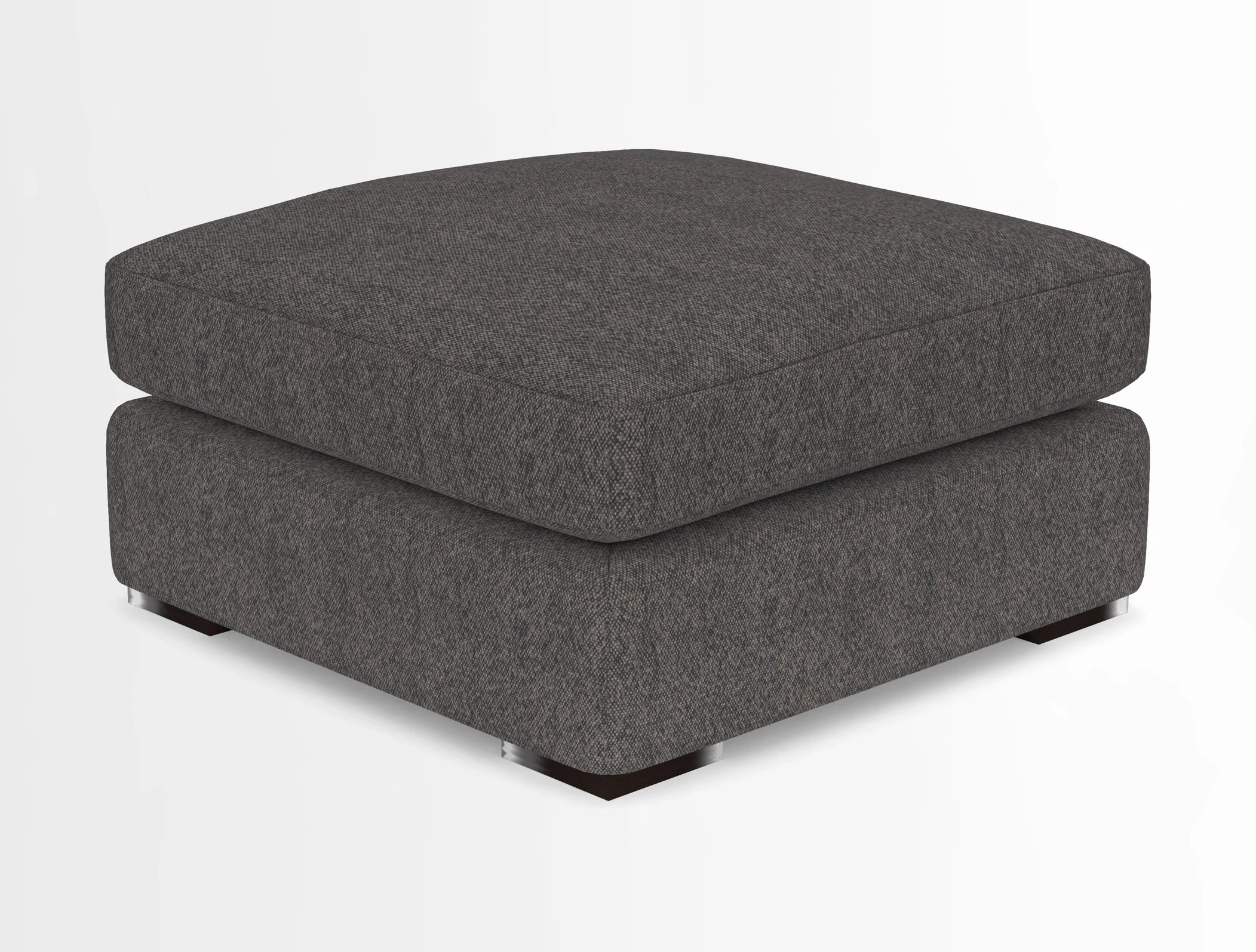 Stockbridge Combi Footstool in Two Tone Plain Biscuit