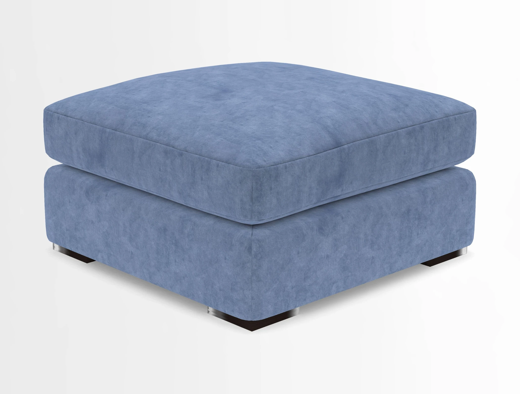 Stockbridge Combi Footstool in Two Tone Plain Biscuit