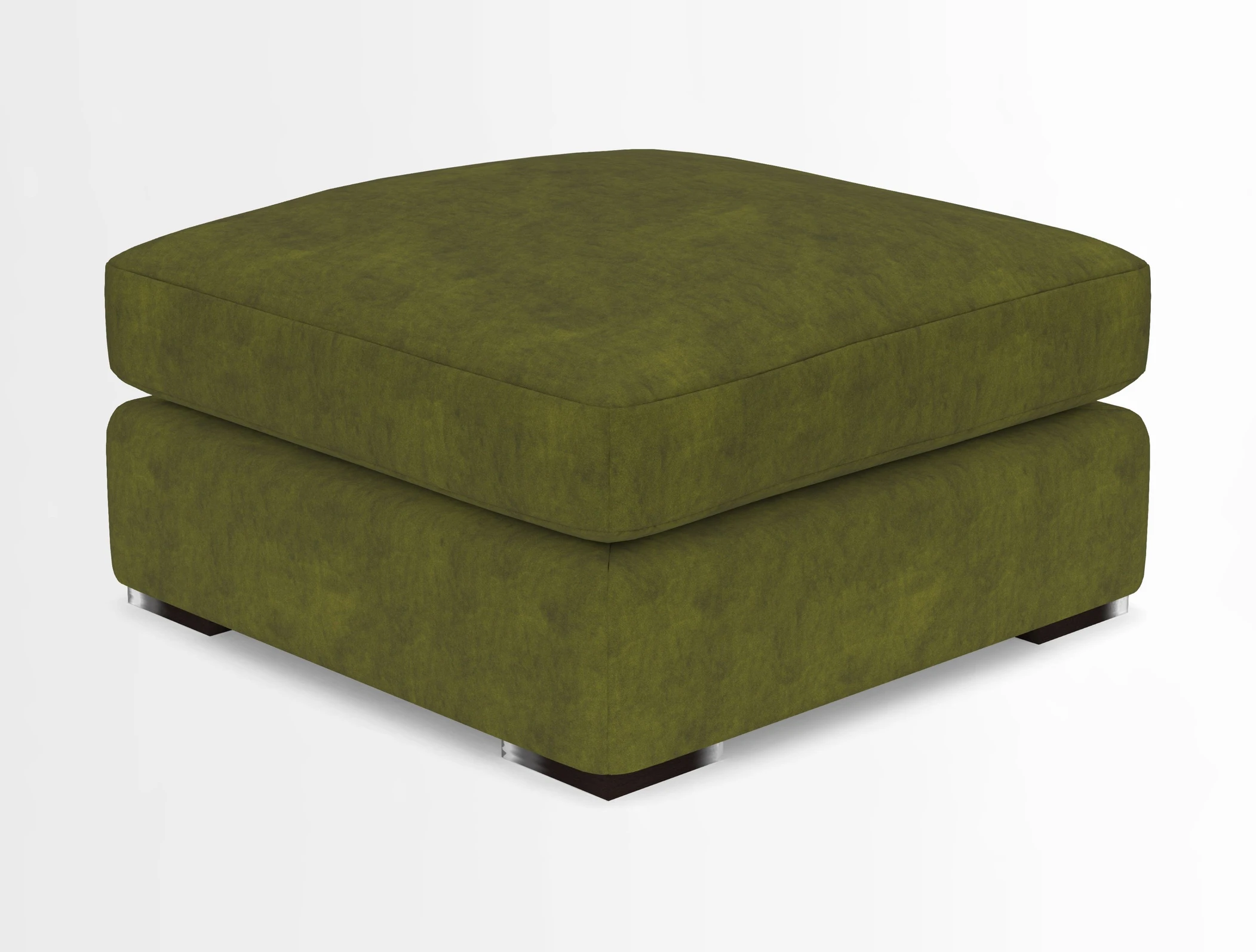 Stockbridge Combi Footstool in Two Tone Plain Biscuit