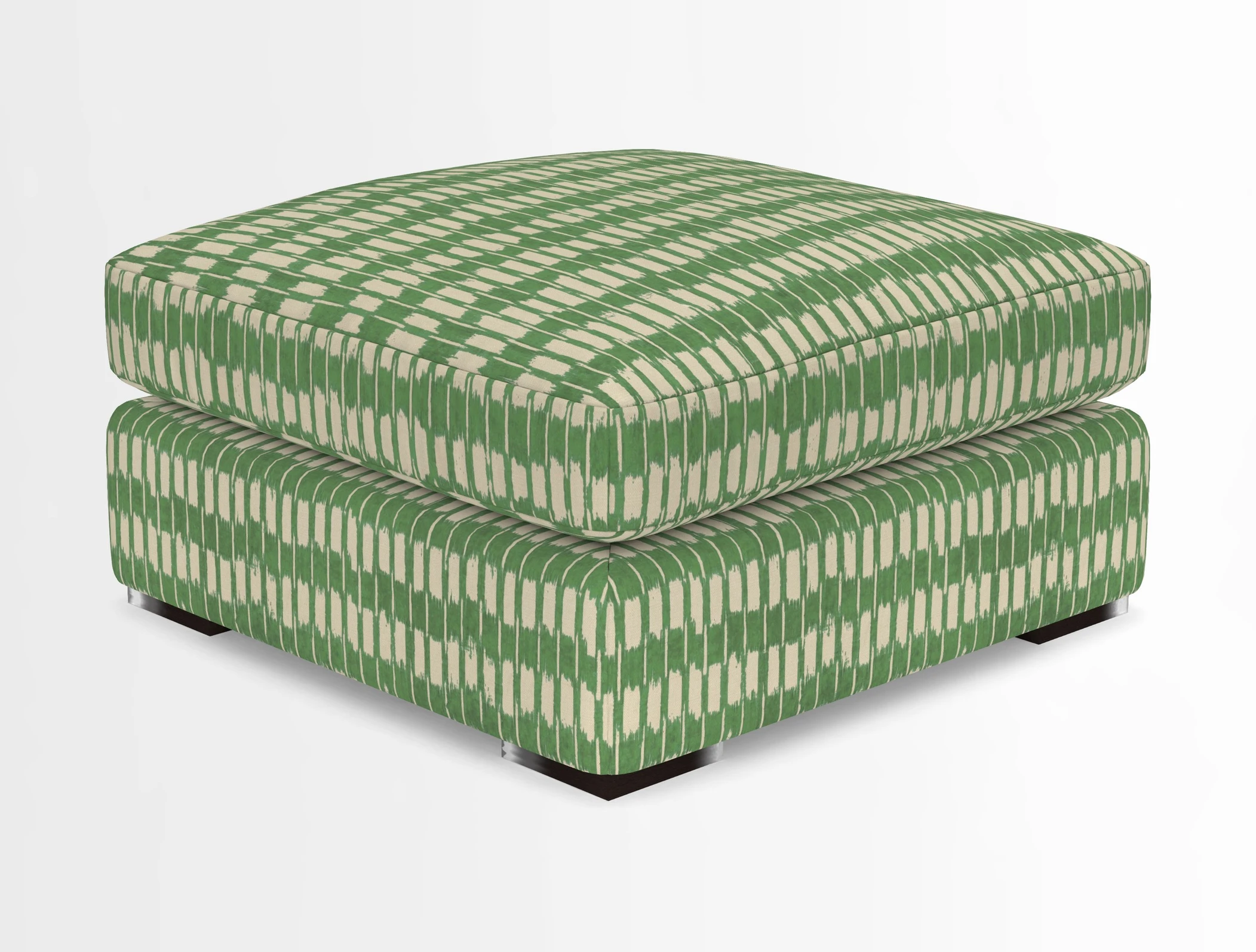 Stockbridge Combi Footstool in Two Tone Plain Biscuit