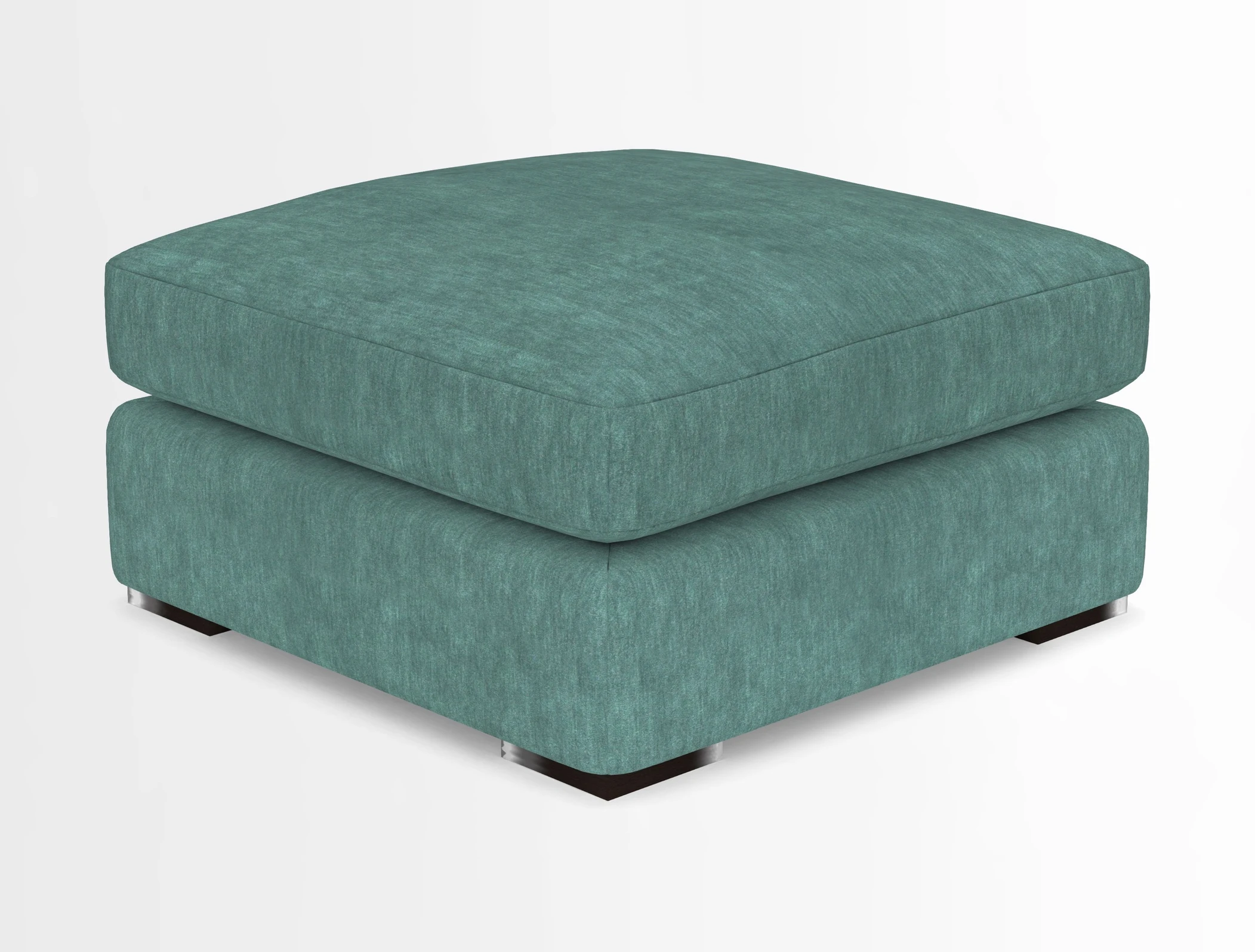 Stockbridge Combi Footstool in Two Tone Plain Biscuit