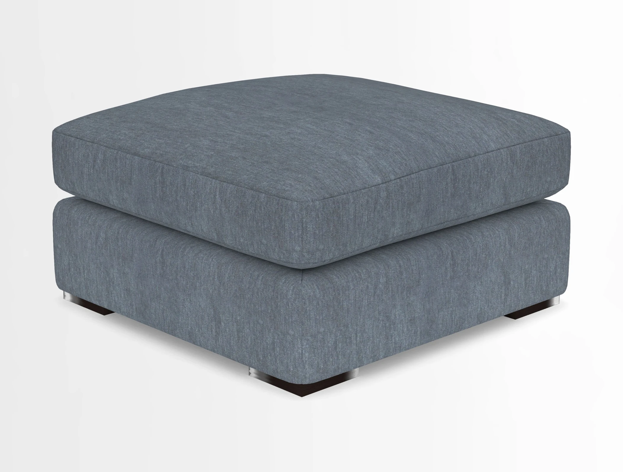 Stockbridge Combi Footstool in Two Tone Plain Biscuit