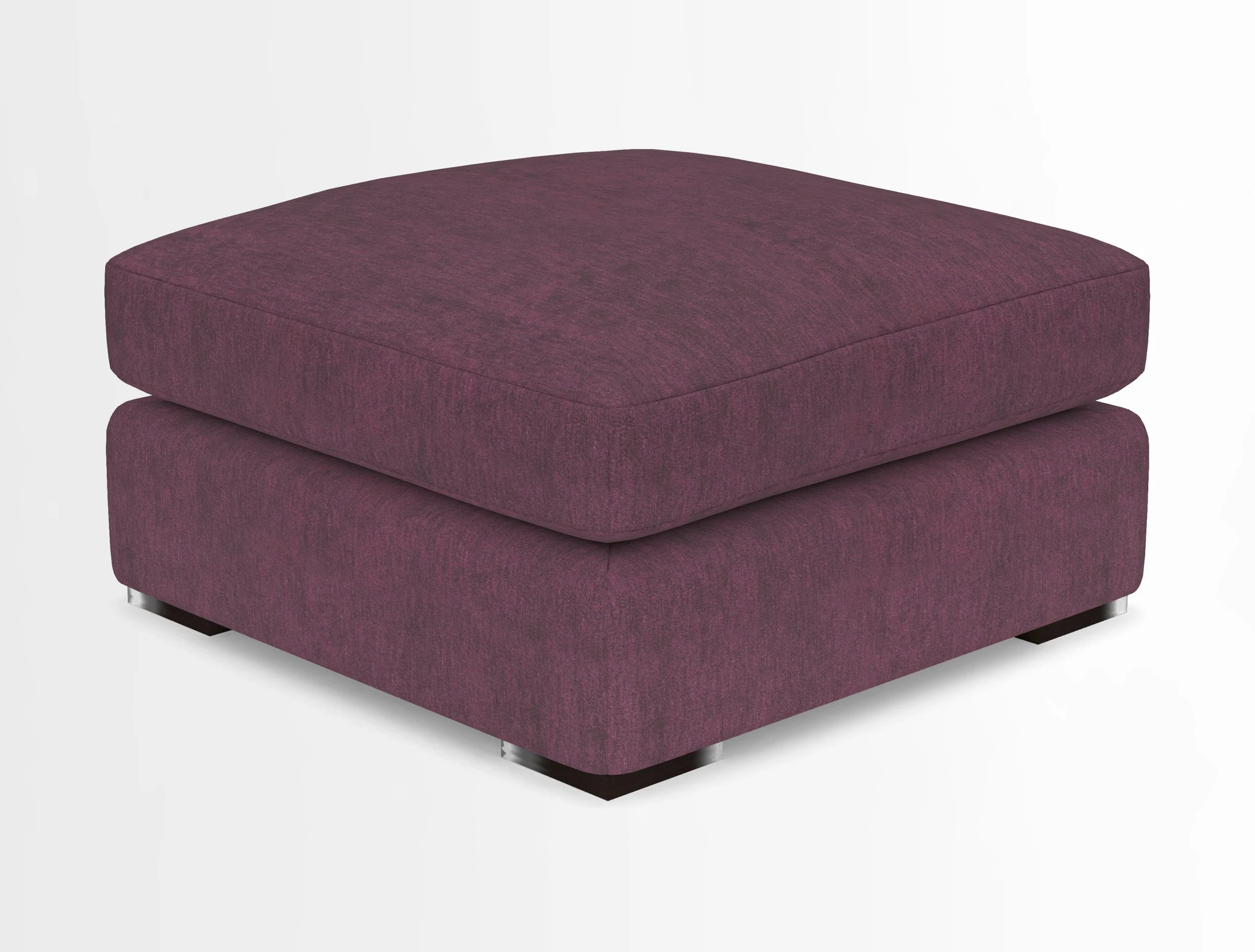 Stockbridge Combi Footstool in Two Tone Plain Biscuit