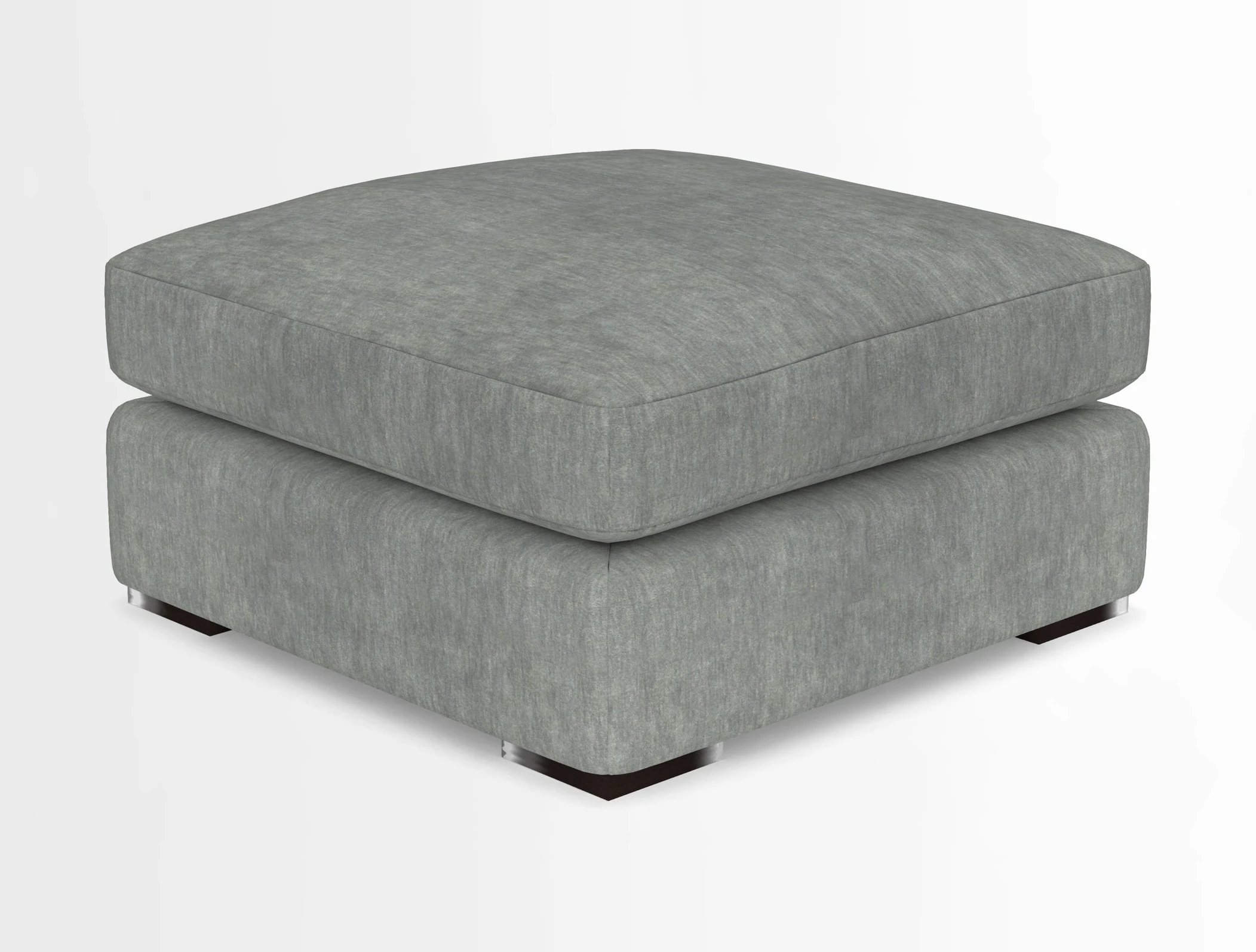 Stockbridge Combi Footstool in Two Tone Plain Biscuit
