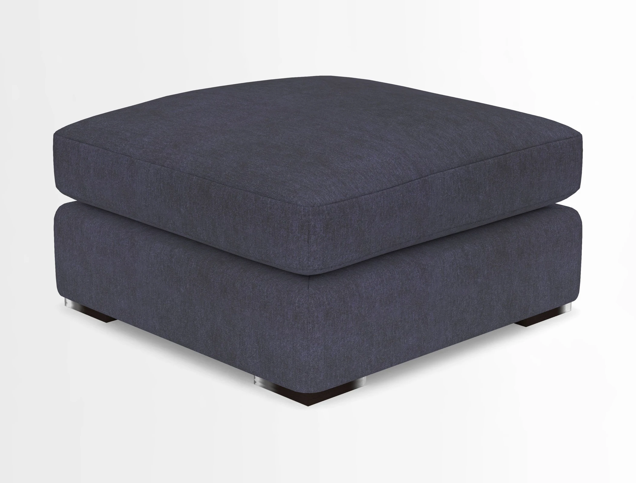 Stockbridge Combi Footstool in Two Tone Plain Biscuit