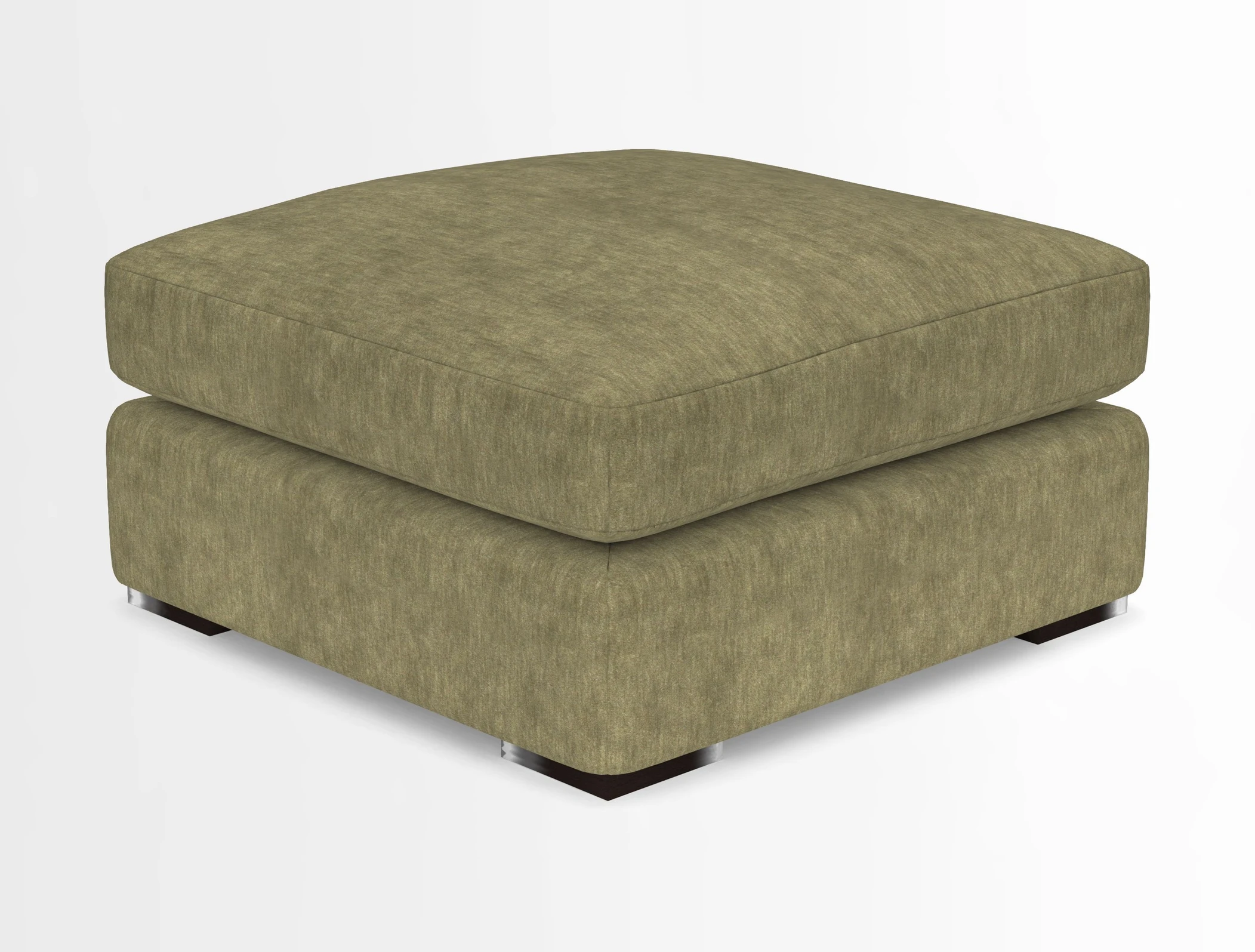 Stockbridge Combi Footstool in Two Tone Plain Biscuit