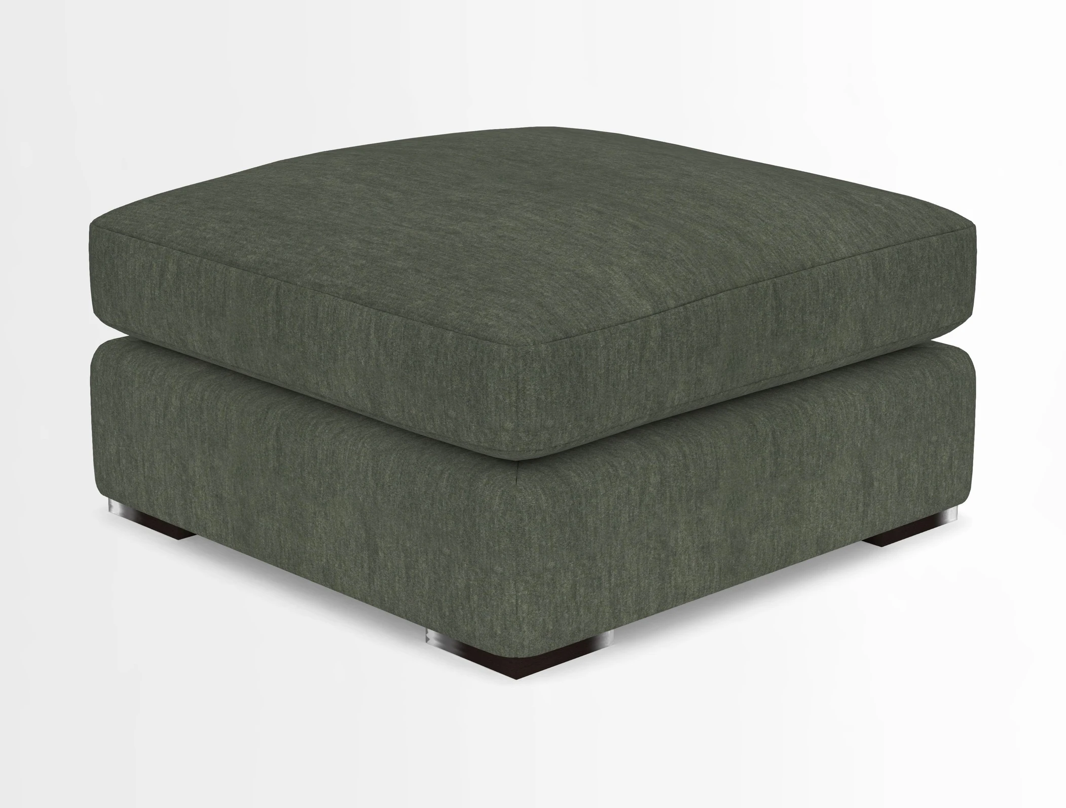 Stockbridge Combi Footstool in Two Tone Plain Biscuit