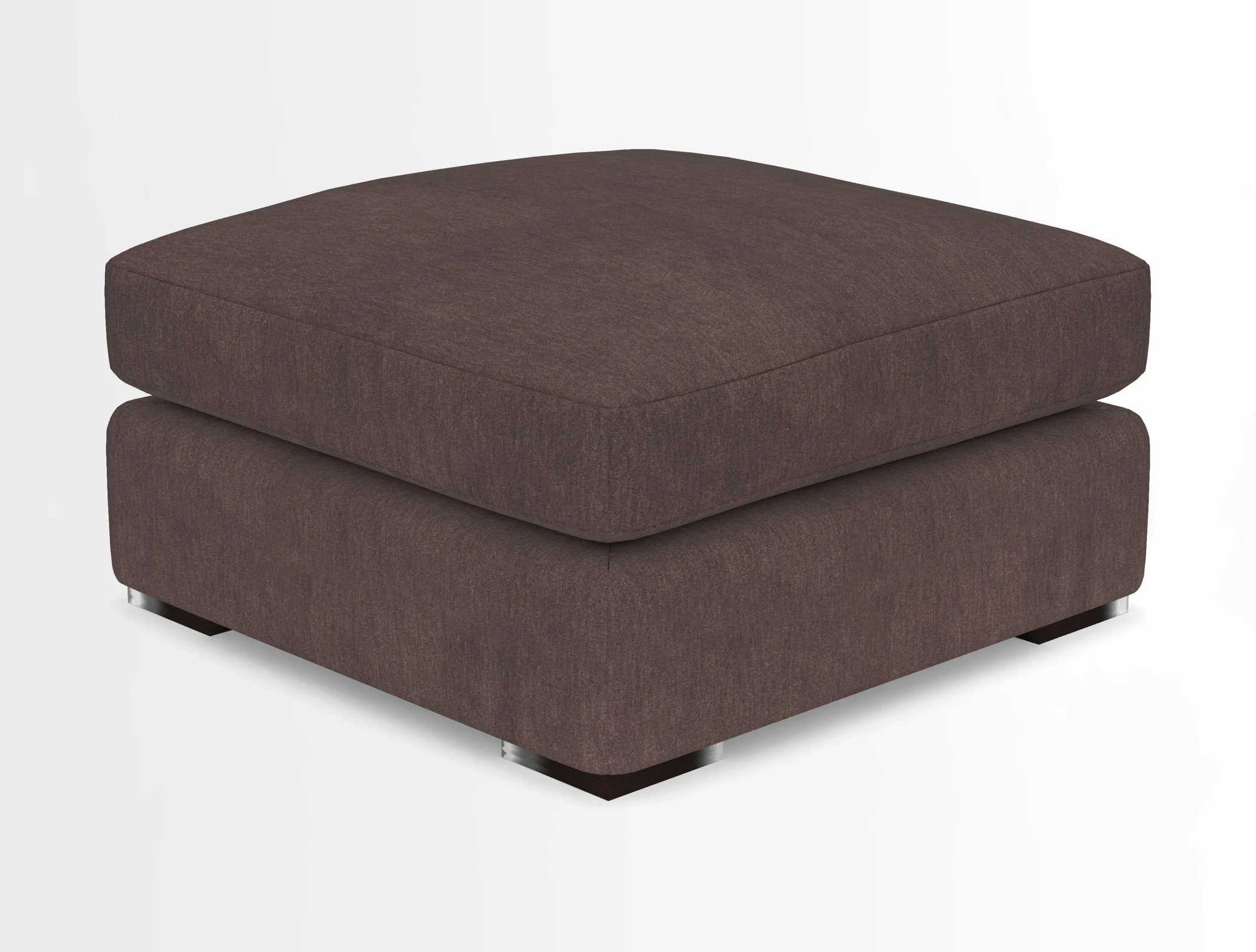 Stockbridge Combi Footstool in Two Tone Plain Biscuit