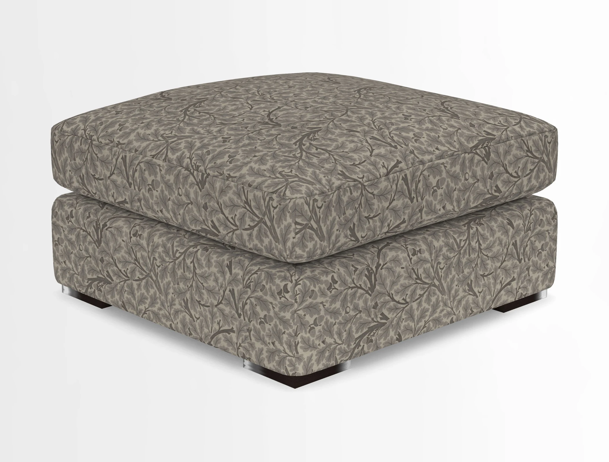 Stockbridge Combi Footstool in Two Tone Plain Biscuit