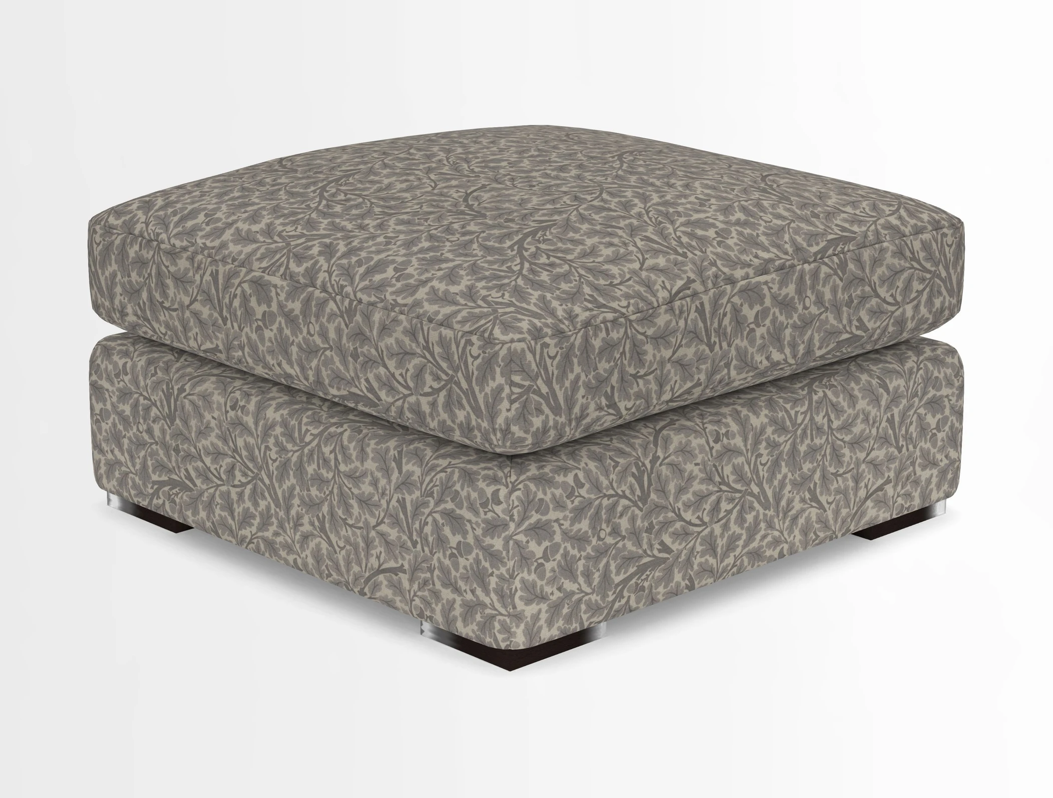 Stockbridge Combi Footstool in Two Tone Plain Biscuit