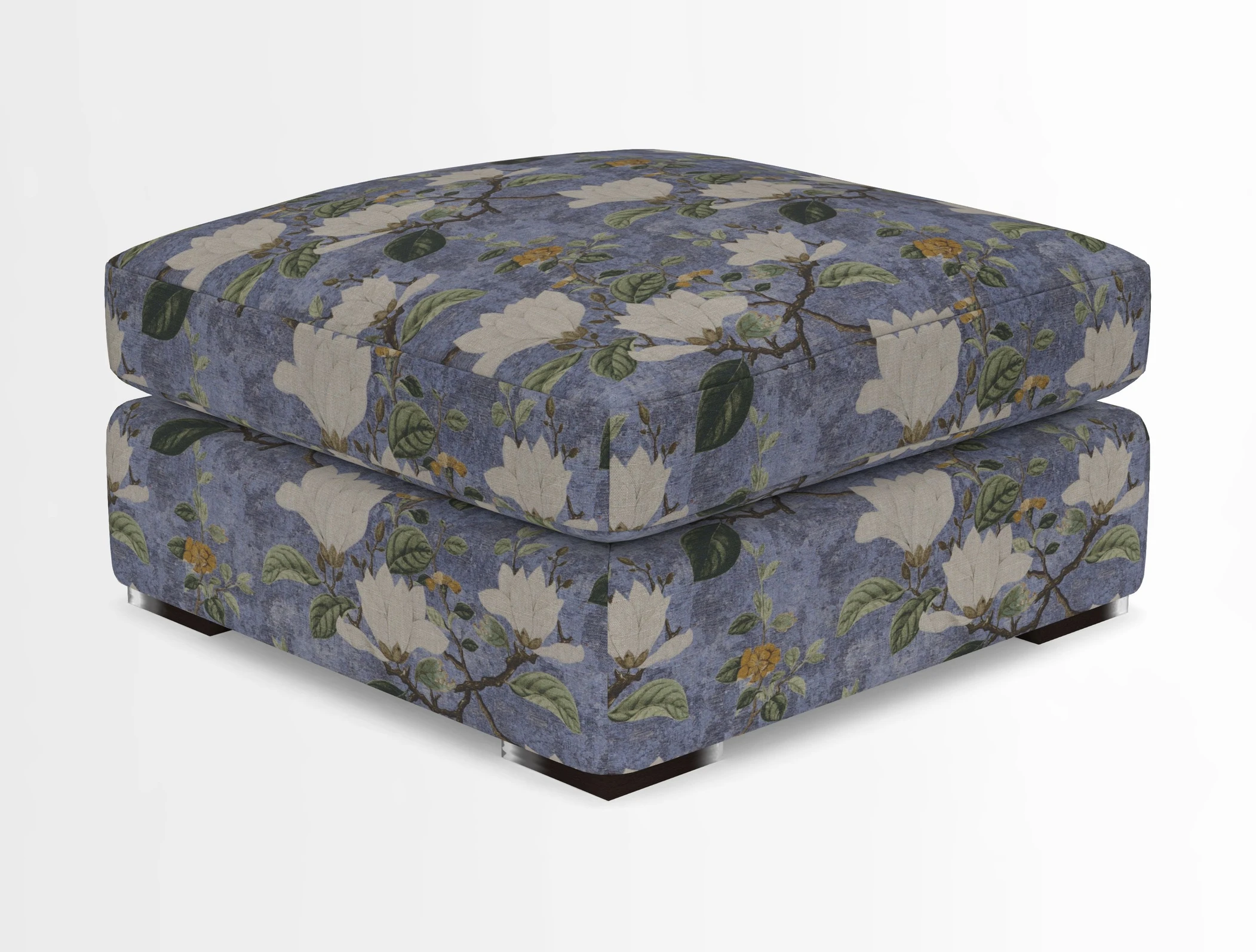 Stockbridge Combi Footstool in Two Tone Plain Biscuit