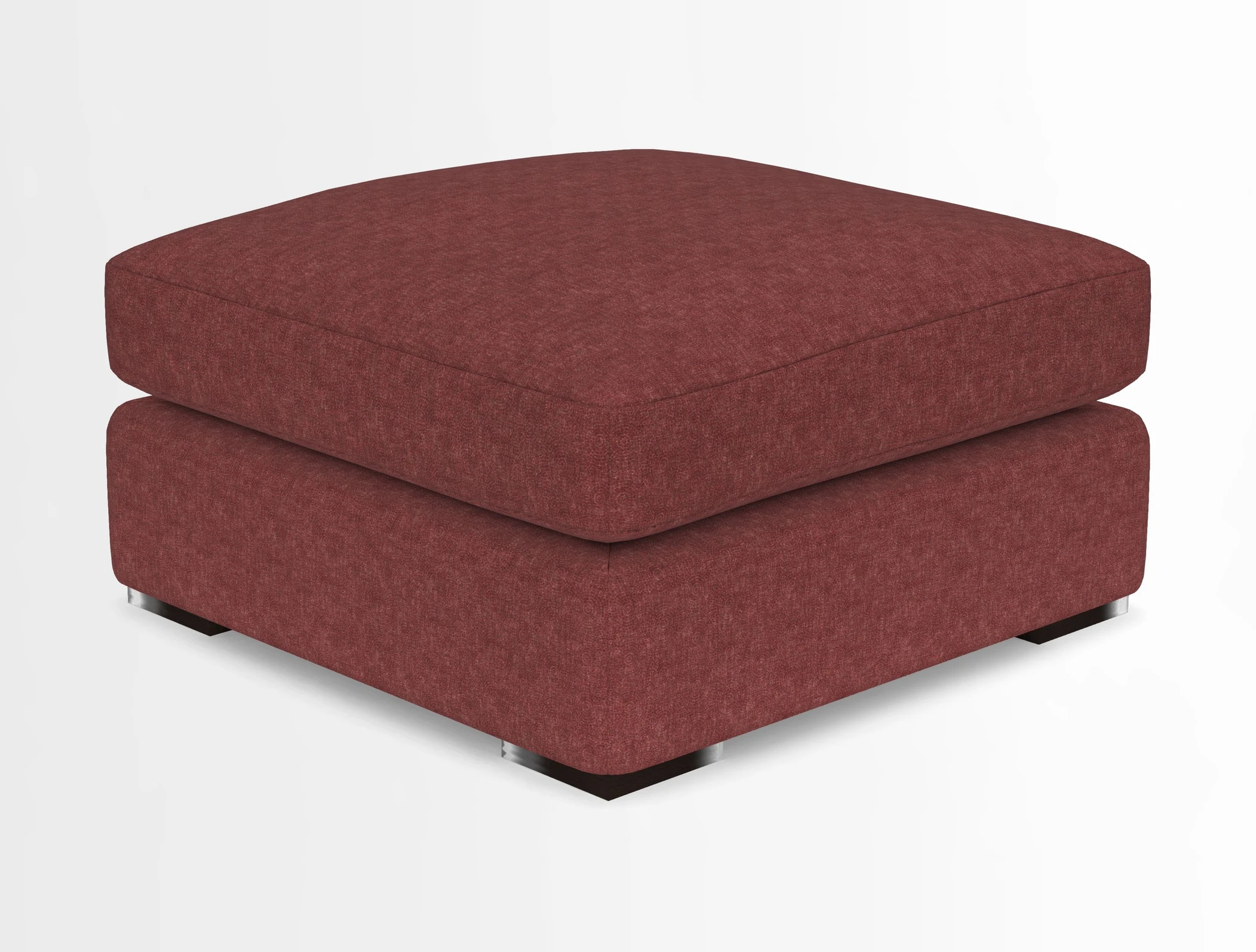 Stockbridge Combi Footstool in Two Tone Plain Biscuit