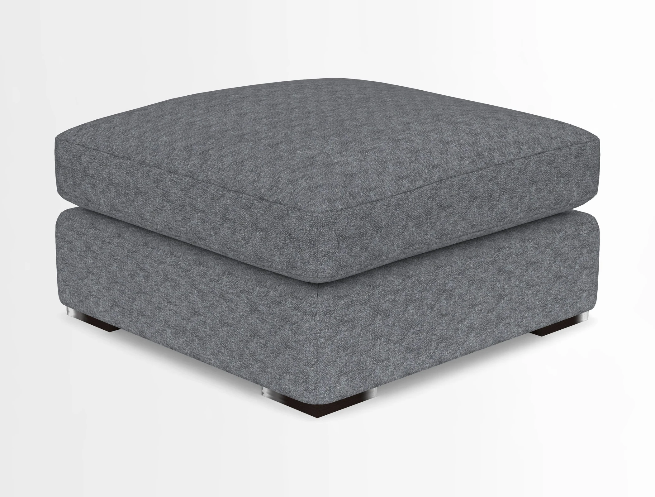 Stockbridge Combi Footstool in Two Tone Plain Biscuit