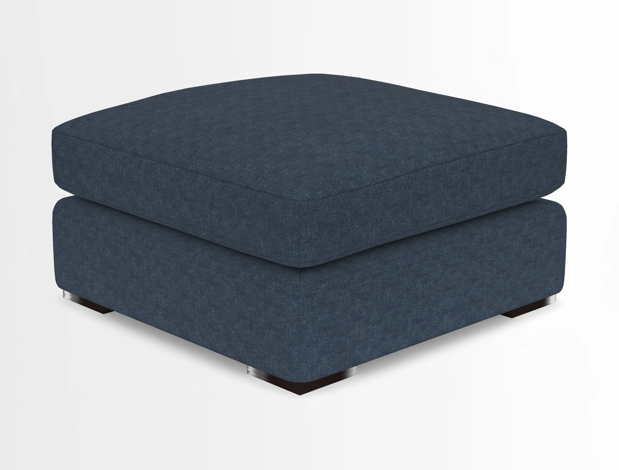 Stockbridge Combi Footstool in Two Tone Plain Biscuit
