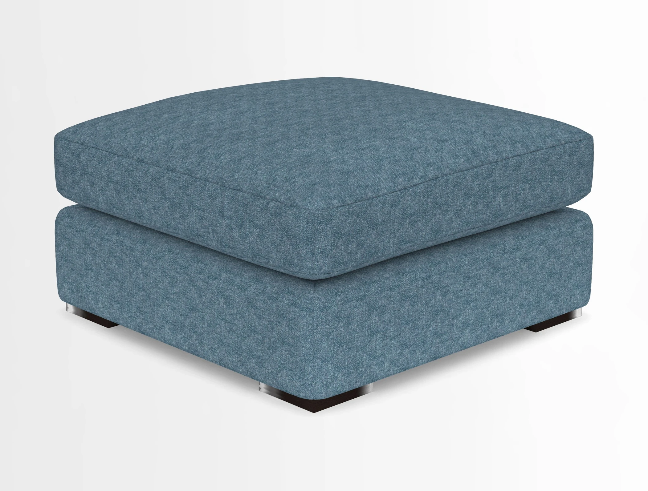 Stockbridge Combi Footstool in Two Tone Plain Biscuit
