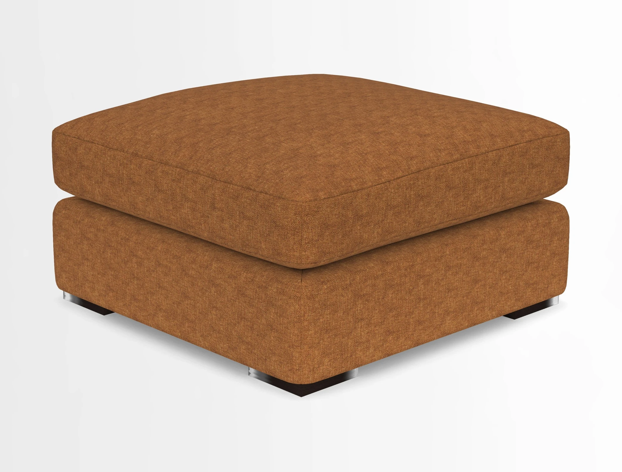 Stockbridge Combi Footstool in Two Tone Plain Biscuit