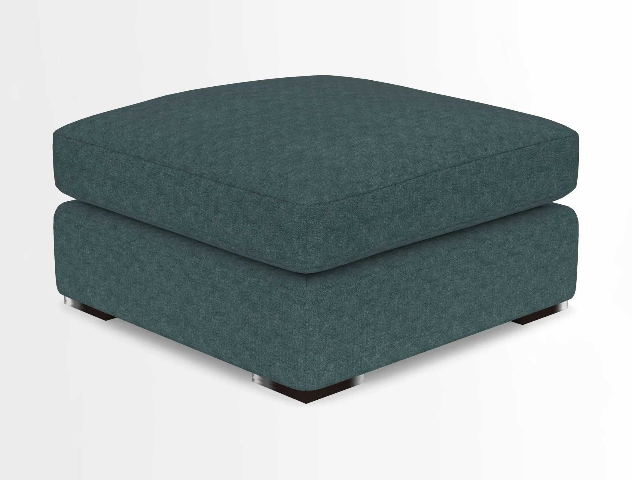 Stockbridge Combi Footstool in Two Tone Plain Biscuit