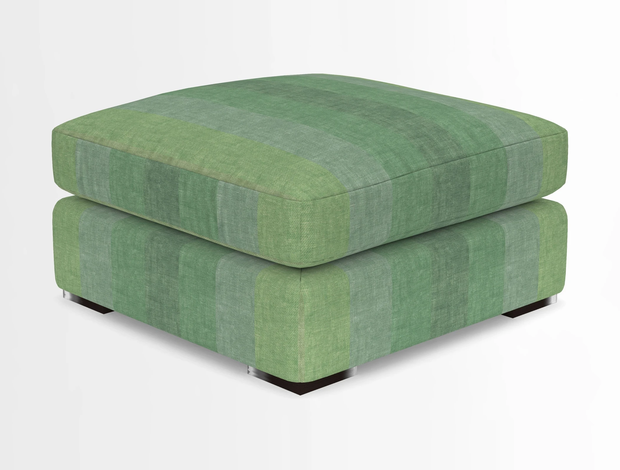 Stockbridge Combi Footstool in Two Tone Plain Biscuit