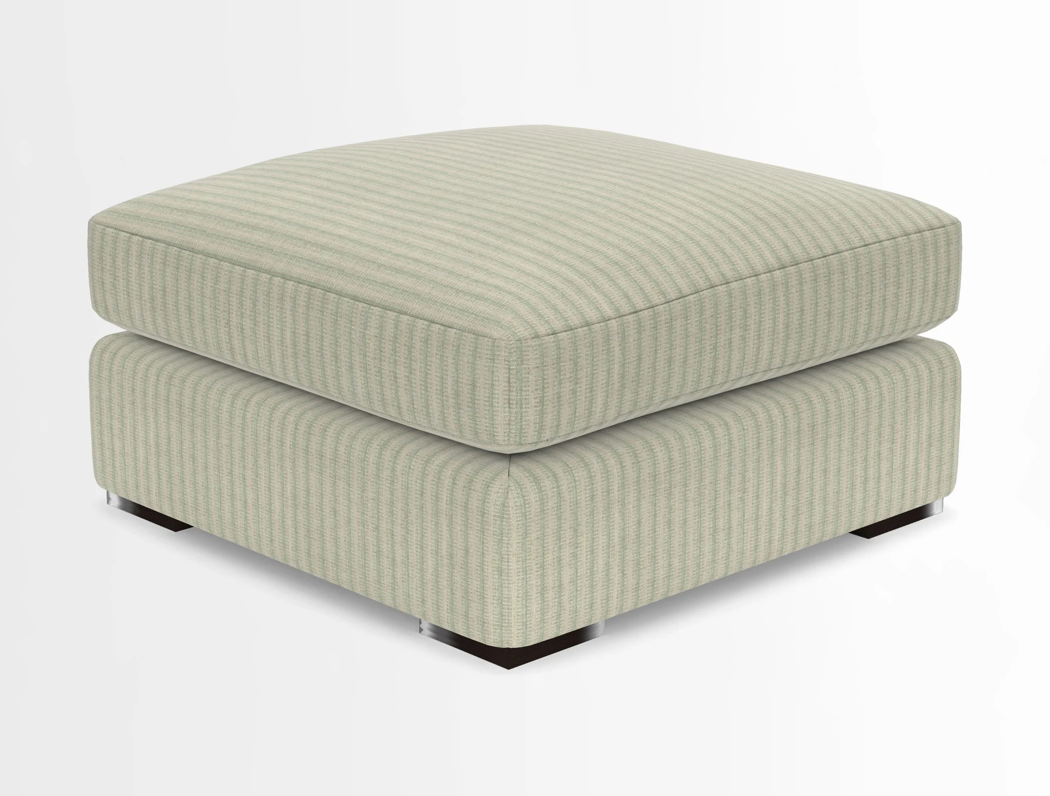 Stockbridge Combi Footstool in Two Tone Plain Biscuit