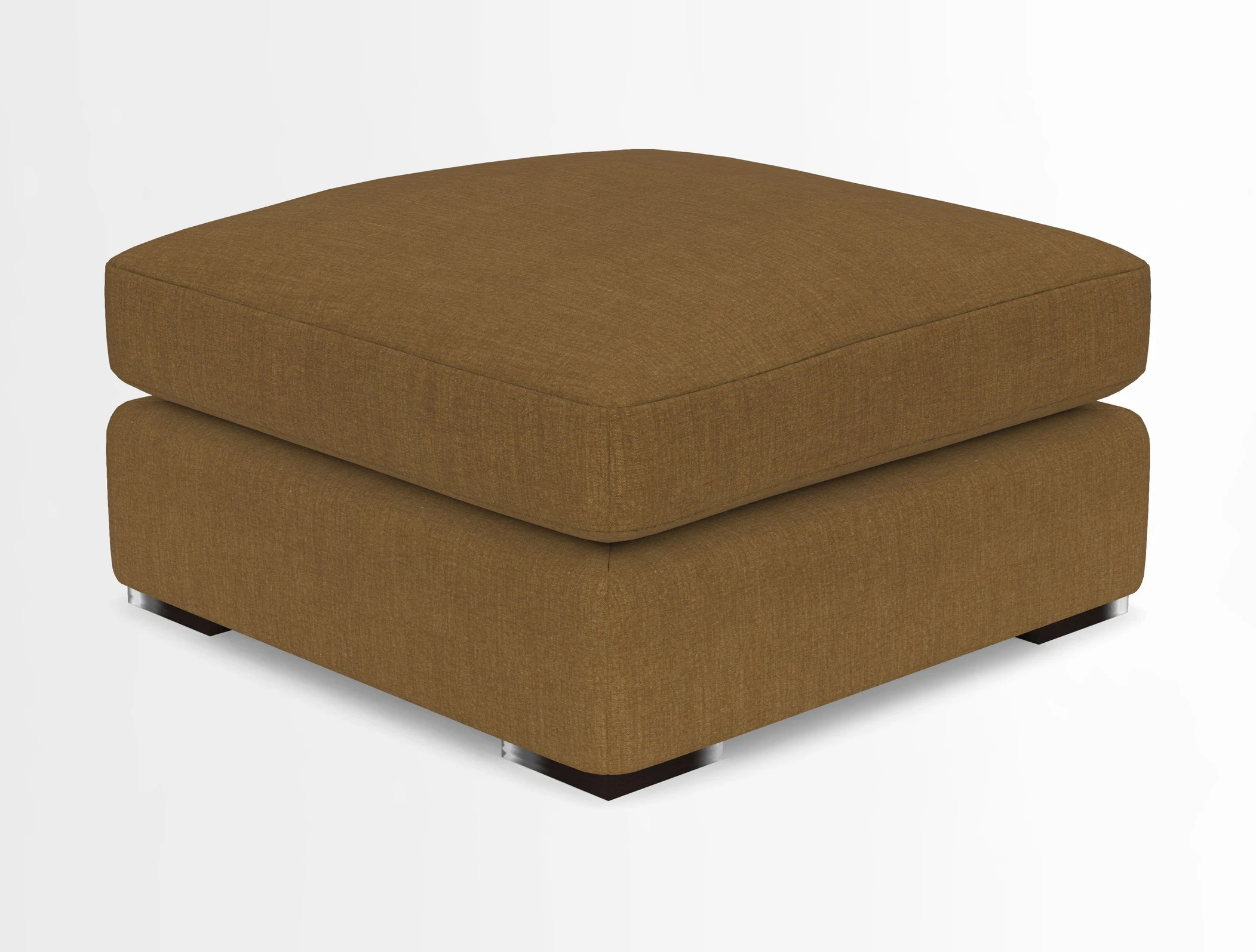 Stockbridge Combi Footstool in Two Tone Plain Biscuit