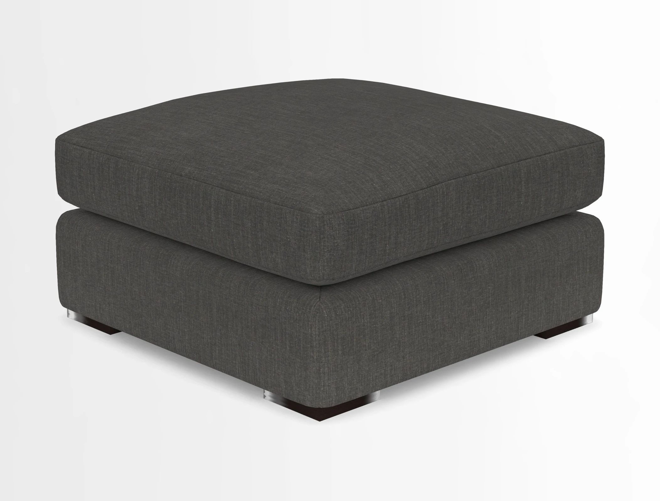 Stockbridge Combi Footstool in Two Tone Plain Biscuit