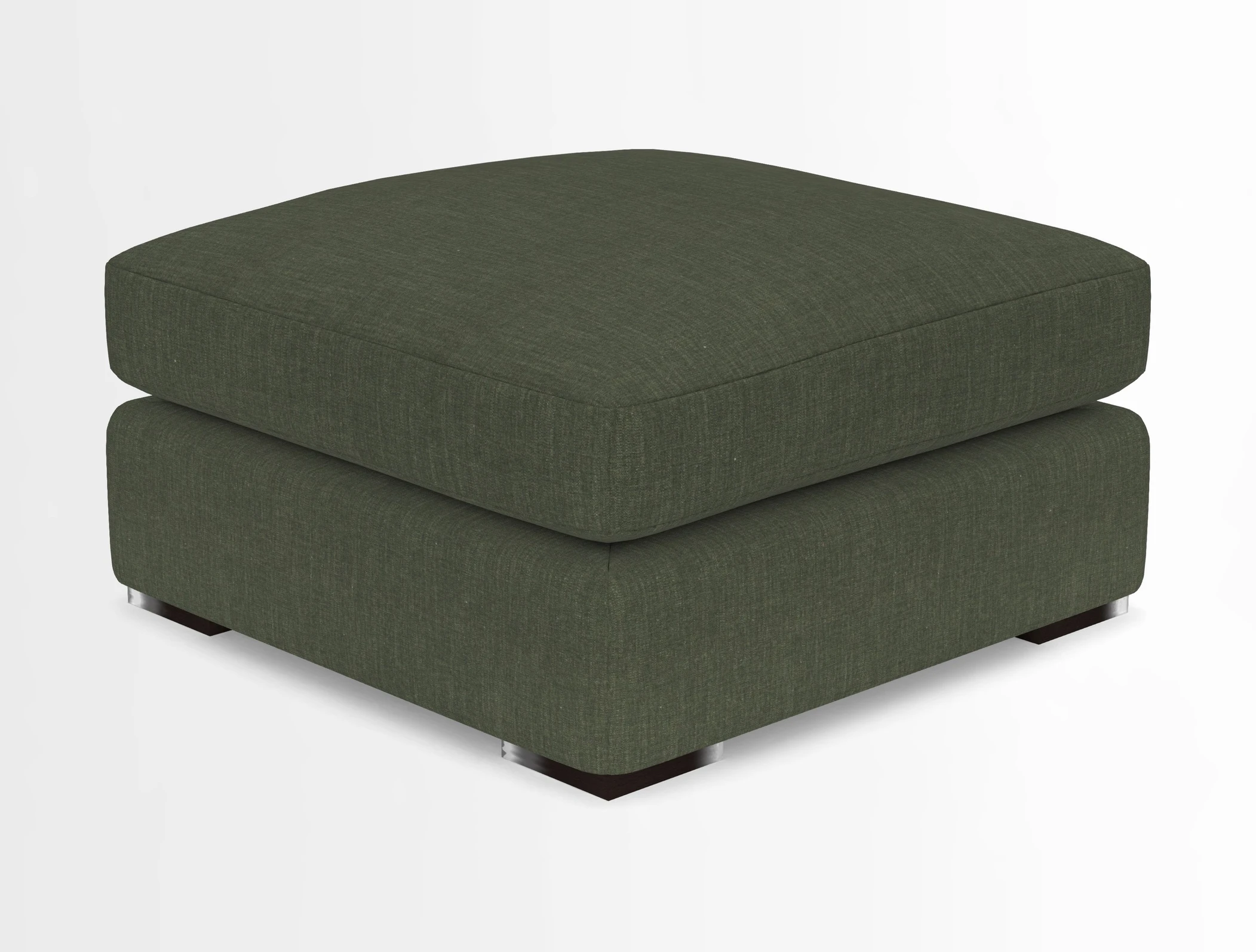 Stockbridge Combi Footstool in Two Tone Plain Biscuit